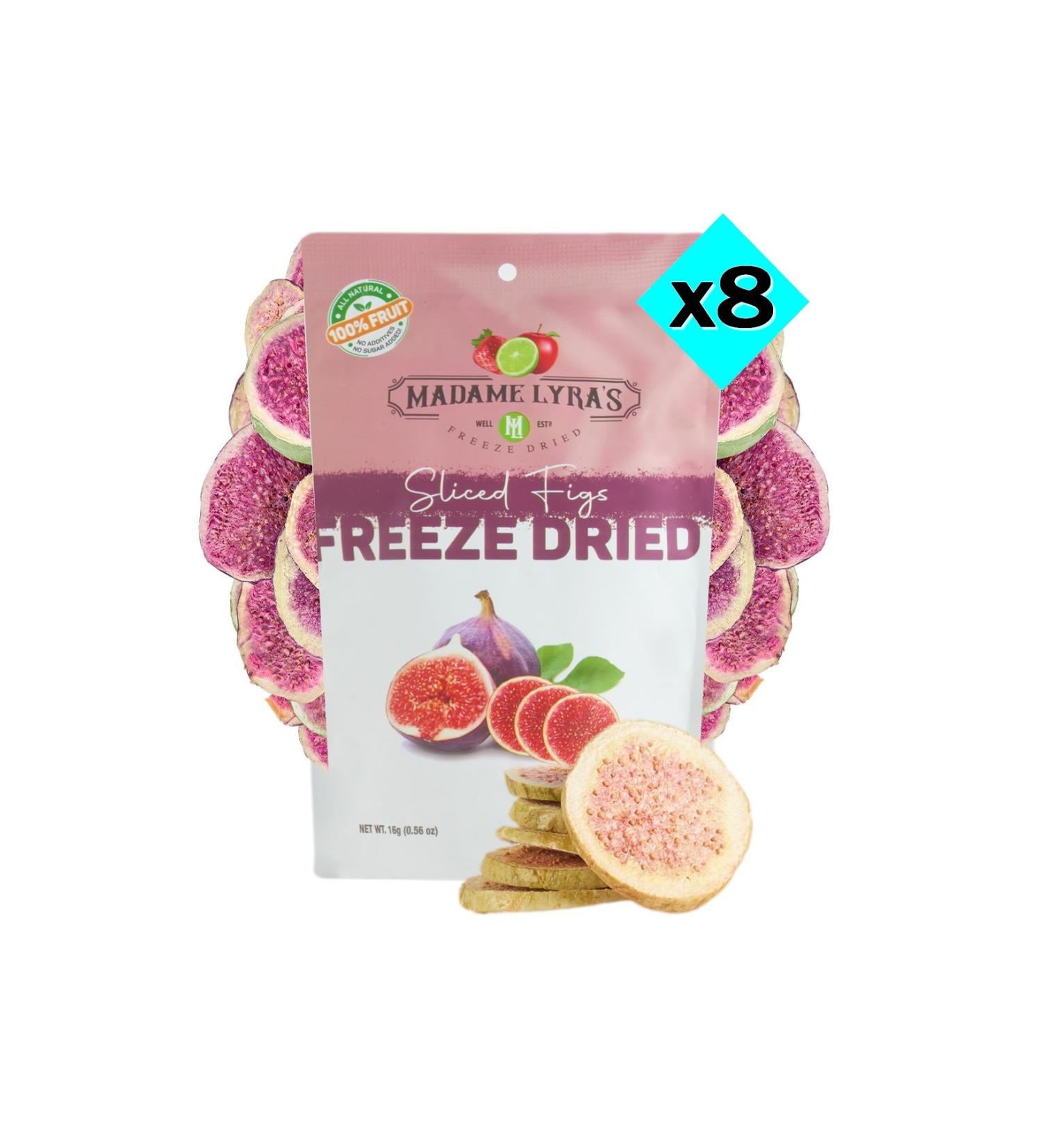 Madame Lyras 8-Piece Box * 16 gr Freeze Dried Fig Slices
