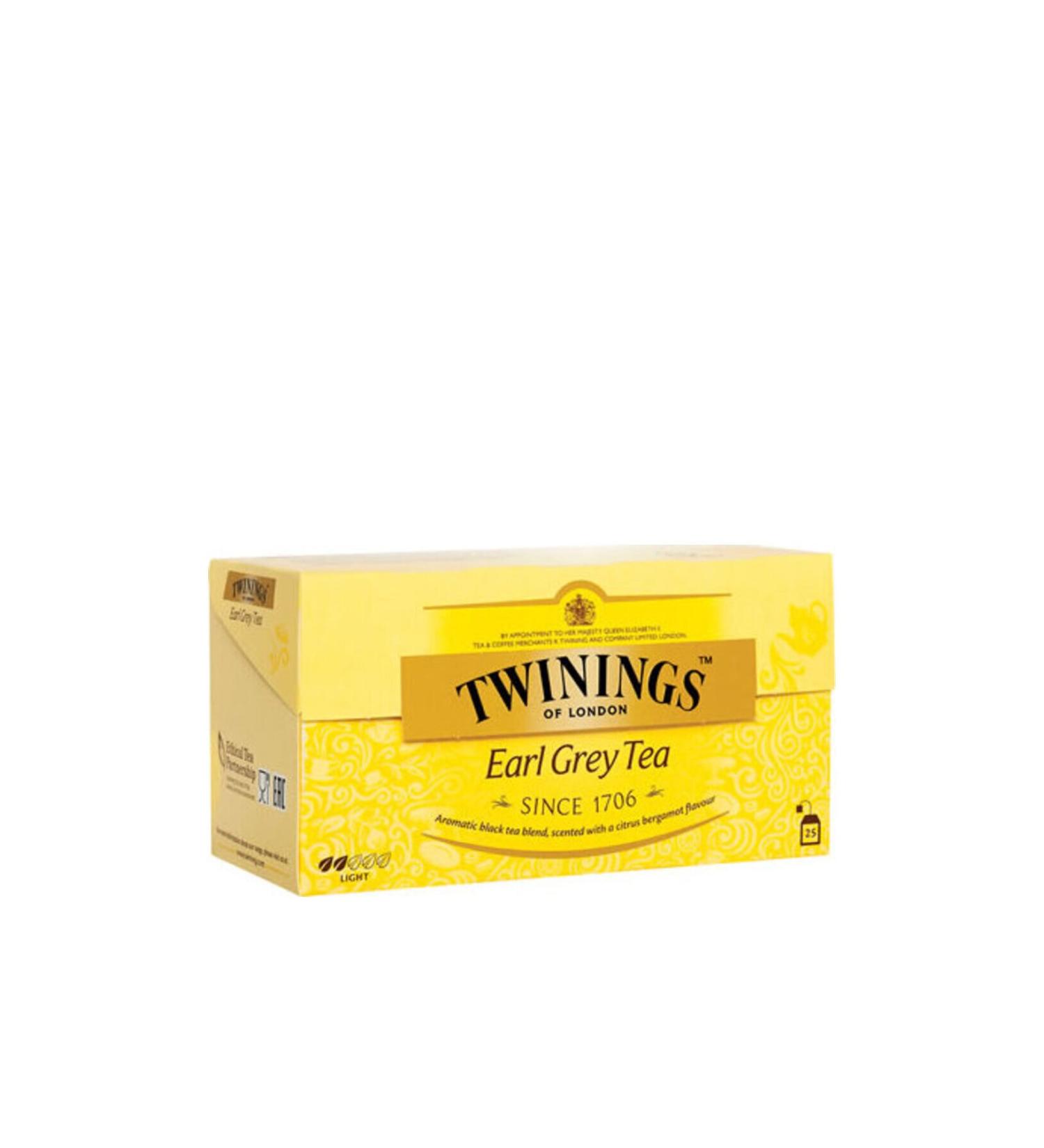 Twinings Earl Grey Tea Bags 25 Pack 50 G