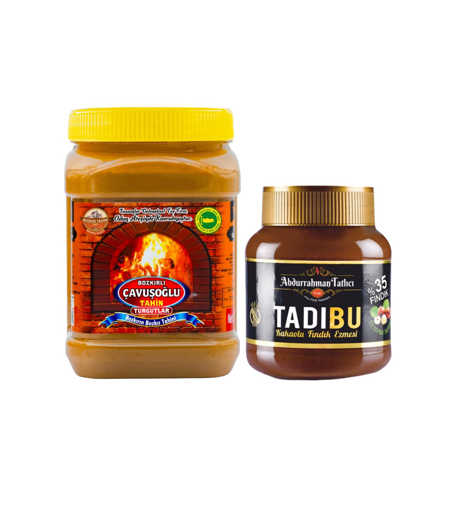 Abdurrahman Tatl c Tad bu 330g + Wood Fired Whole Wheat Steppe Tahini 930g - Buy Online on GoSupps.com