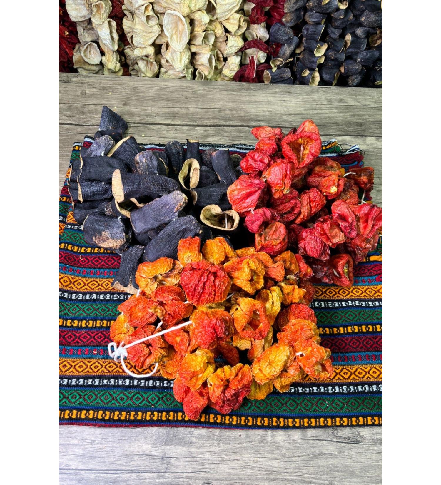 gazisofraantep Stuffed Dried (EACH SERIES 23-25 PIECES SWEET HOT PEPPER AUBERGINE) - Buy Online on GoSupps.com