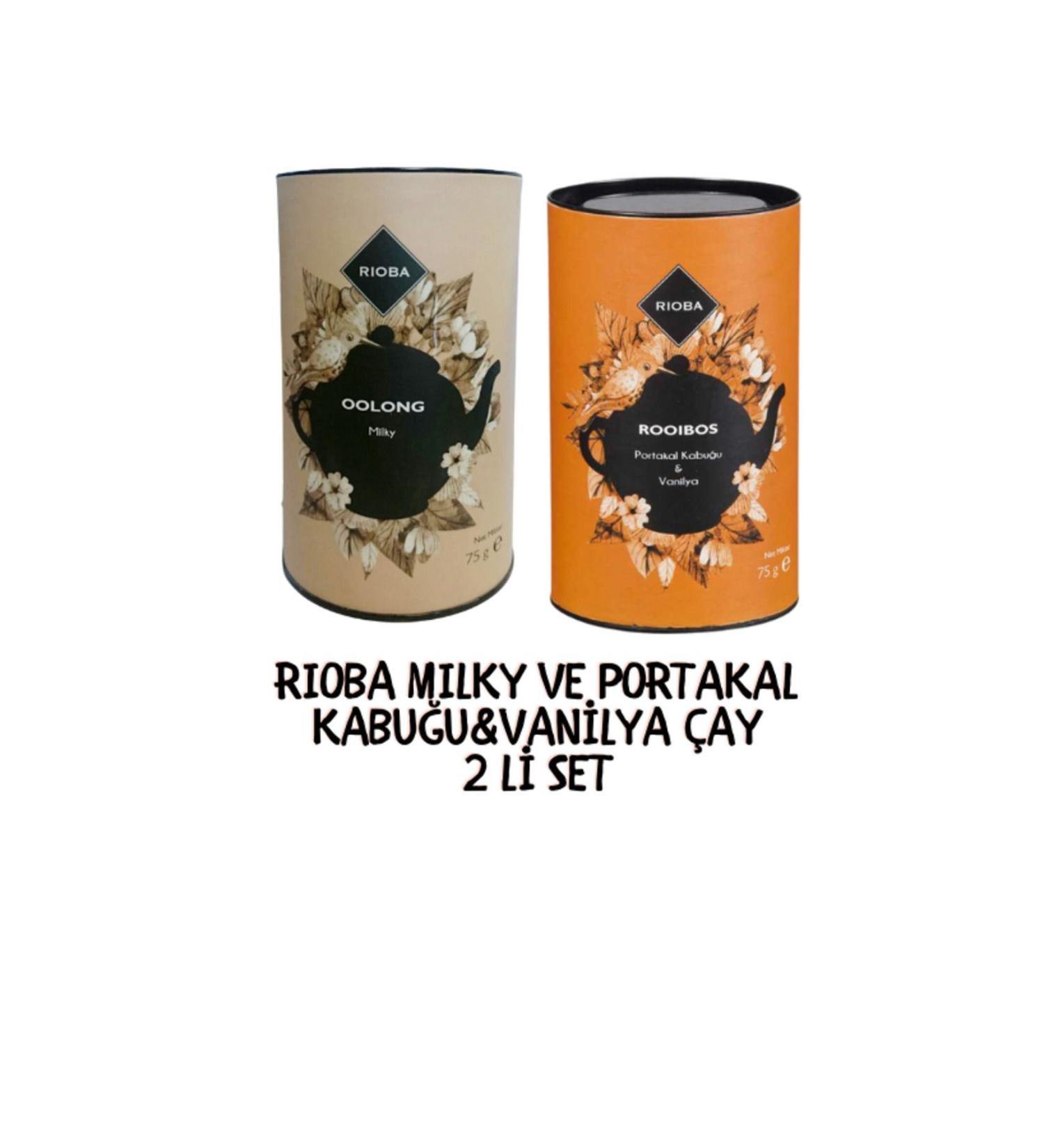 Rioba Milky Oolong Tea 75 Gr. + White Tea with White Chocolate 75 Gr.