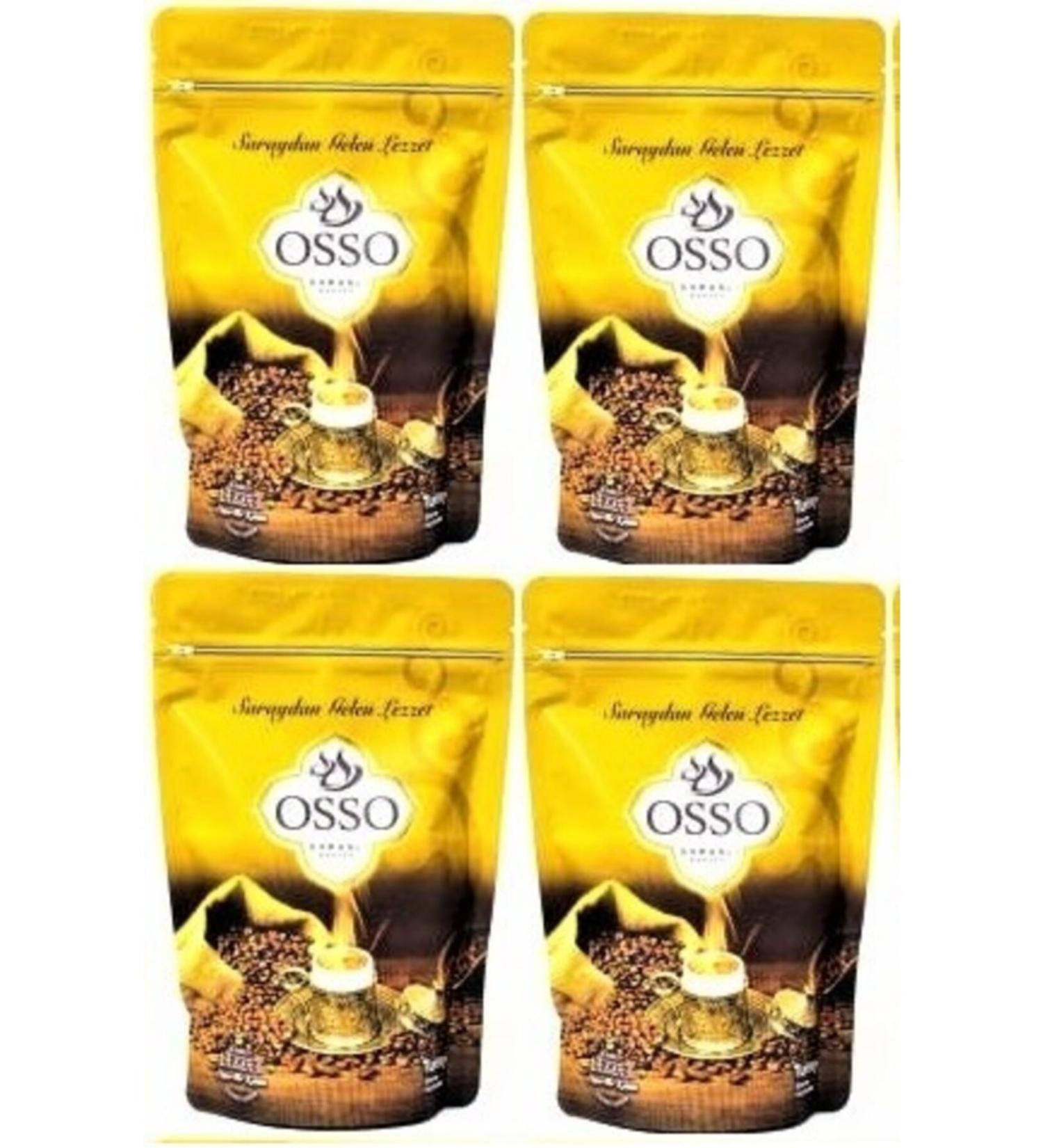 Osso Coffee Ottoman Coffee 8 Different Flavors 200 gr Set of 4