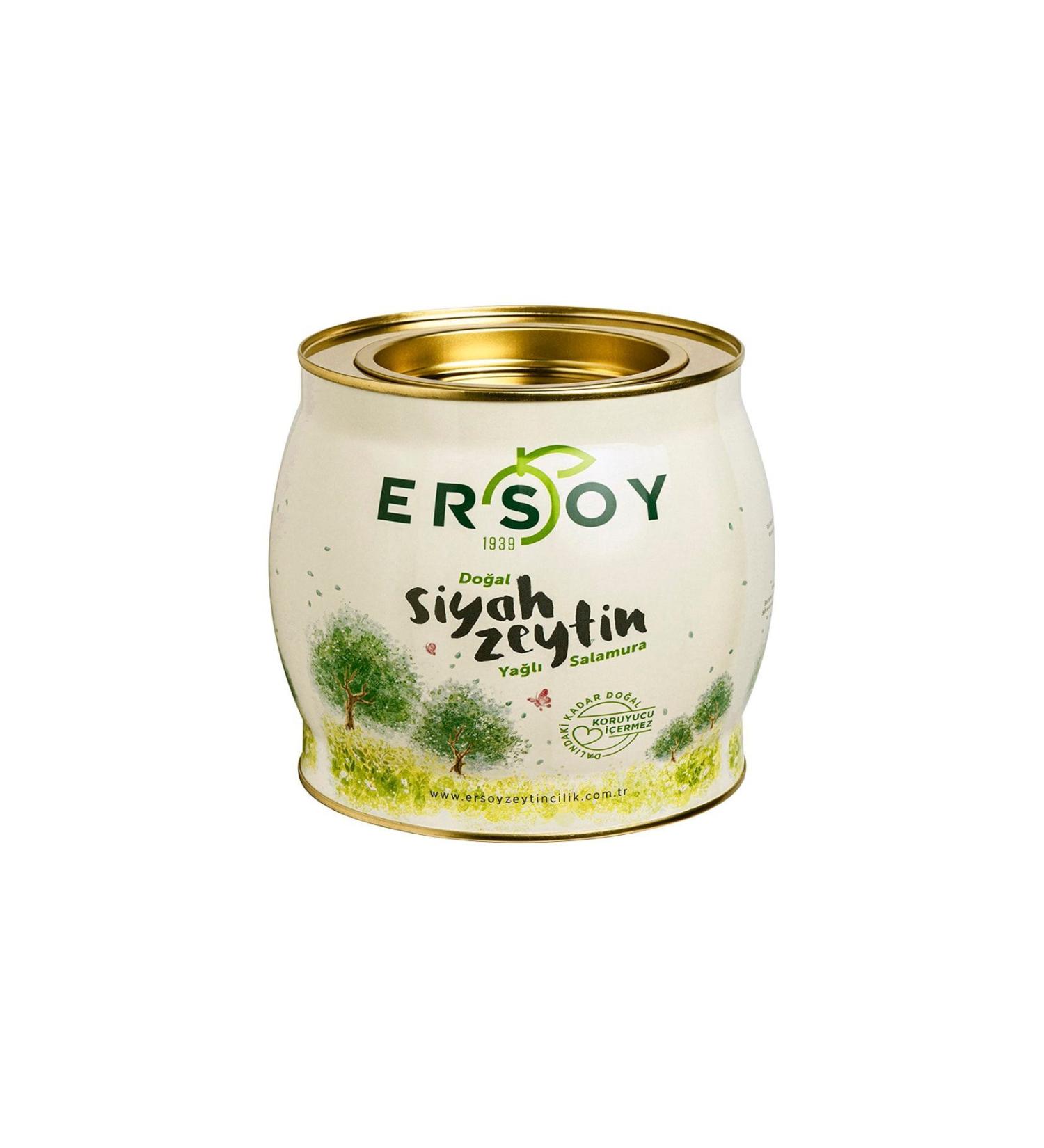 Ersoy Natural Black Olive Gemlik 231-260 (L) Caliber 2 Kg