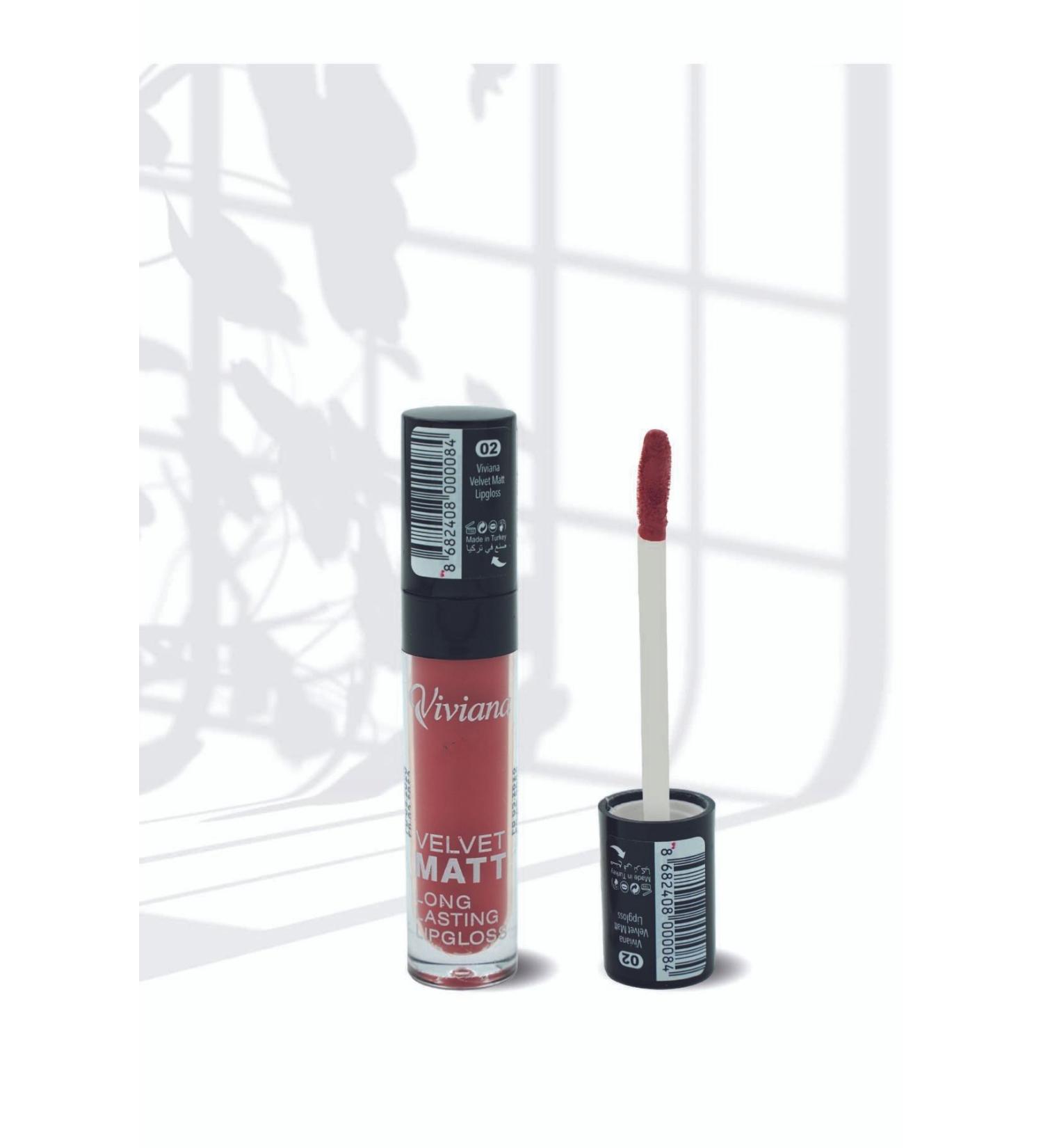 Viviana Velvet Matt Long Lasting Lipgloss 02