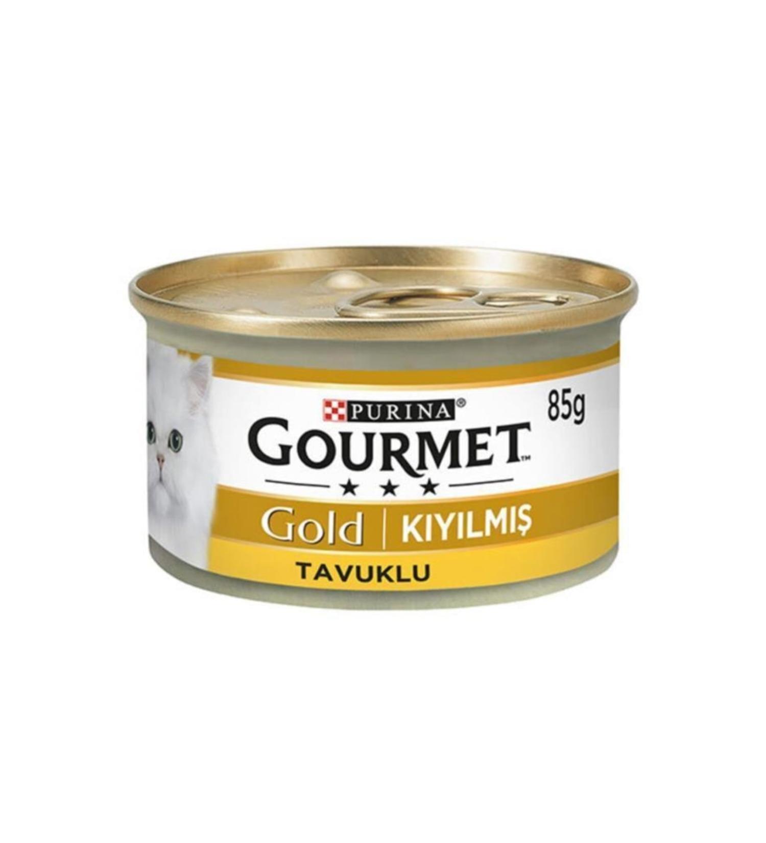 Gourmet Gold Chicken Liver Cat Canned Food 85 Gr (24 Pieces)