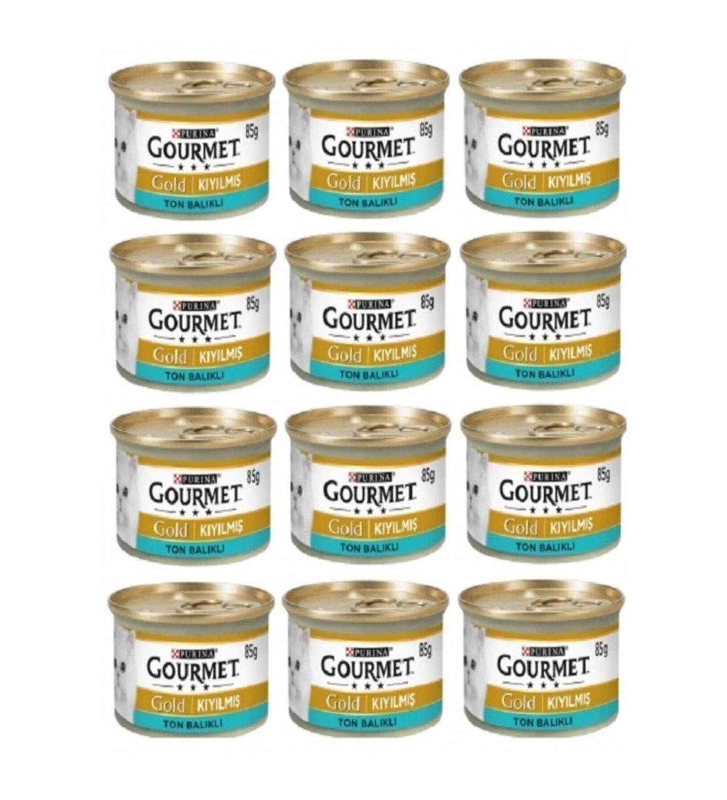 Gourmet Gold Trout Cat Canned Food 85 gr X 12 Pieces
