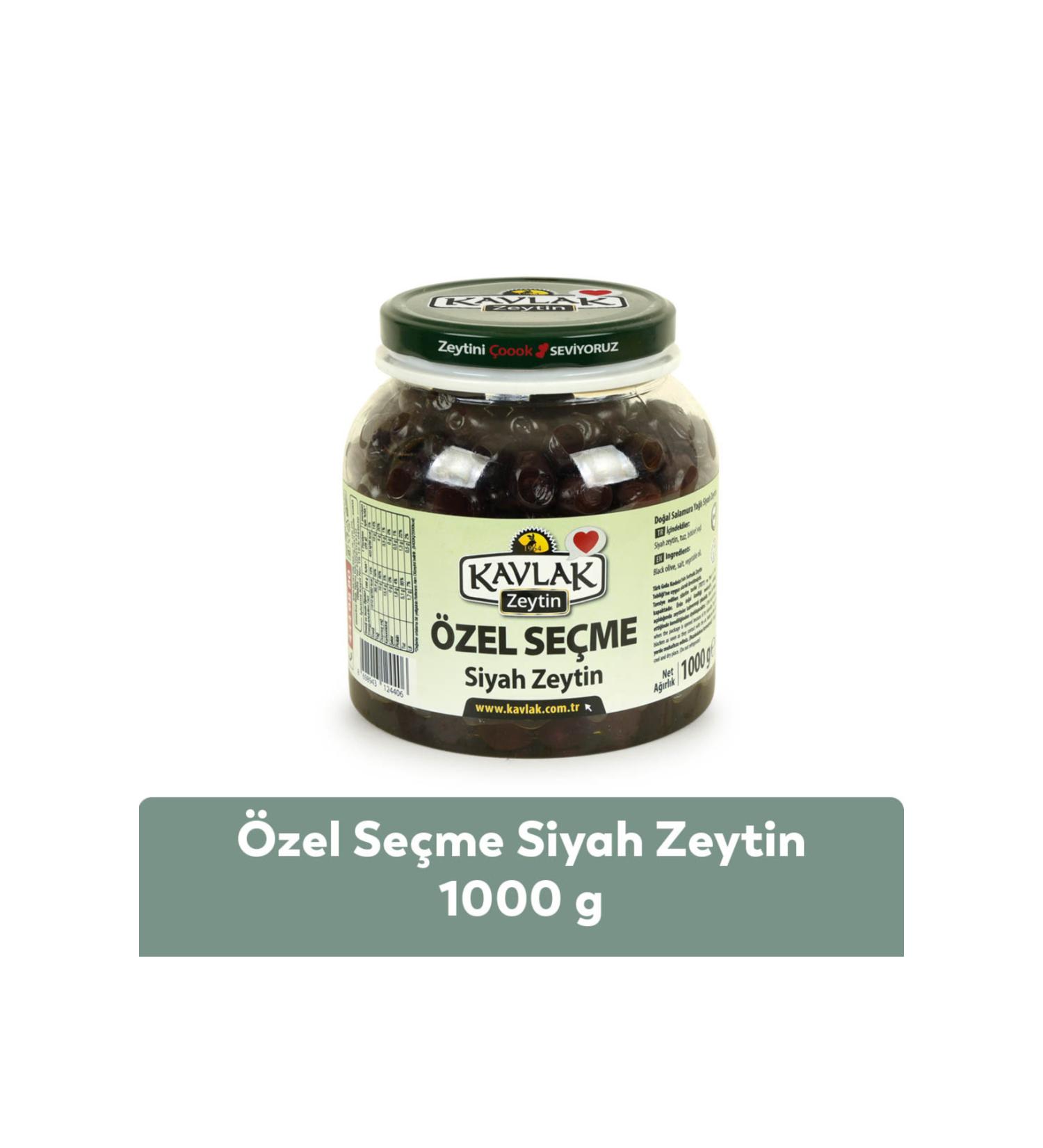 Kavlak Special Selection Gemlik Black Olives 1 kg