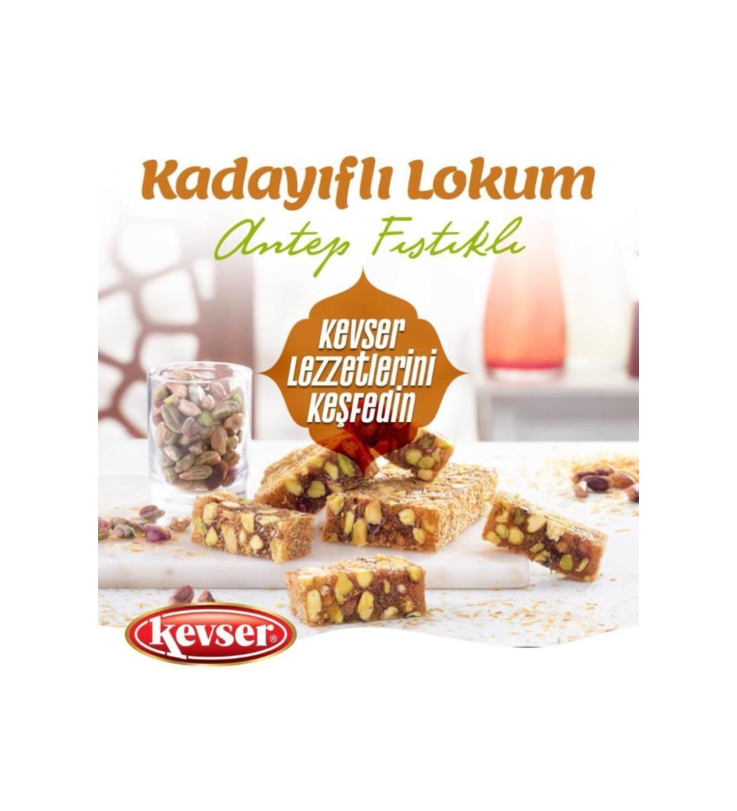 Kevser Hazelnut Orange Turkish Delight 500 Gr