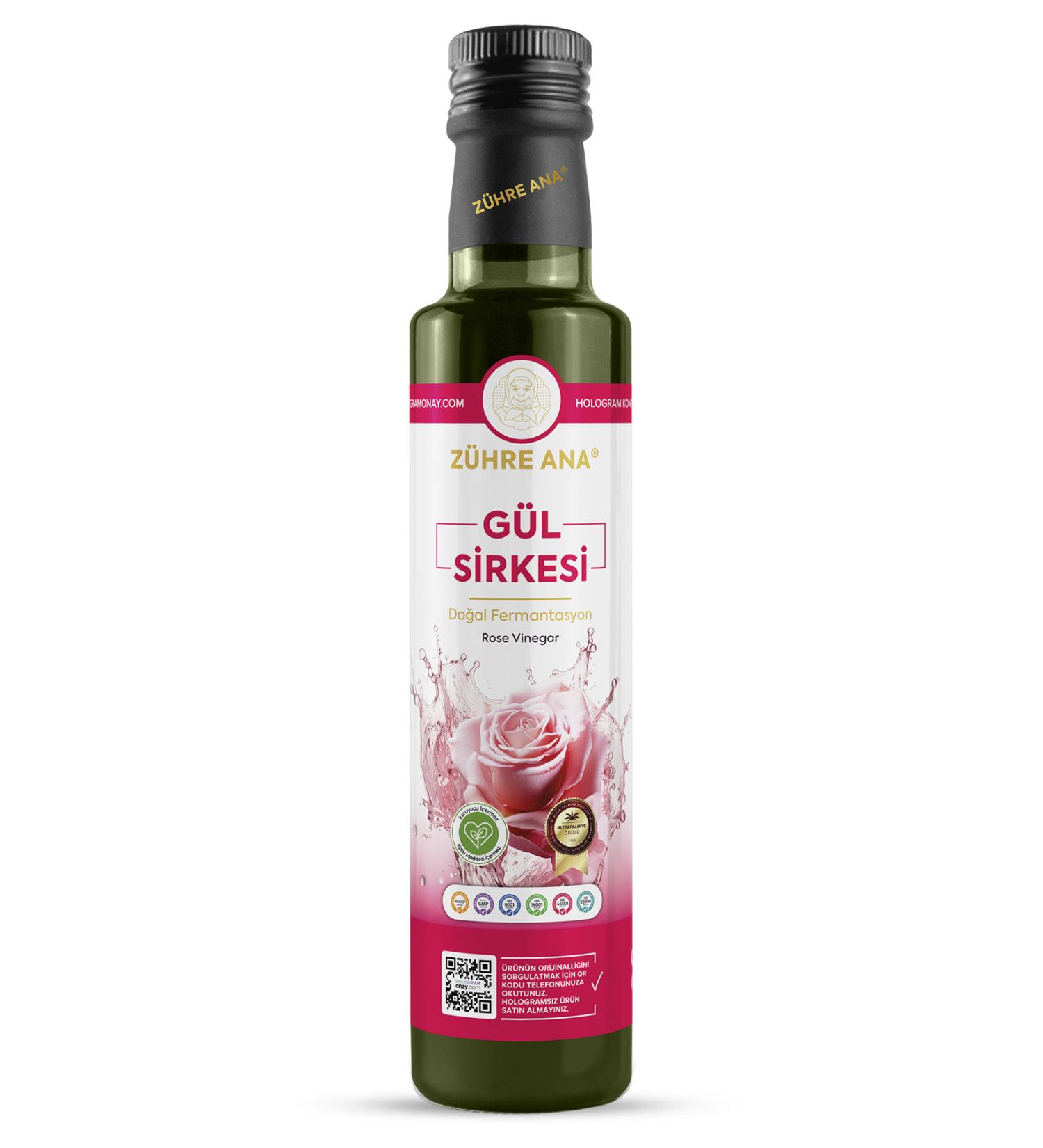Mother Z hre Rose Vinegar Natural Fermentation Rose Vinegar 500 Ml