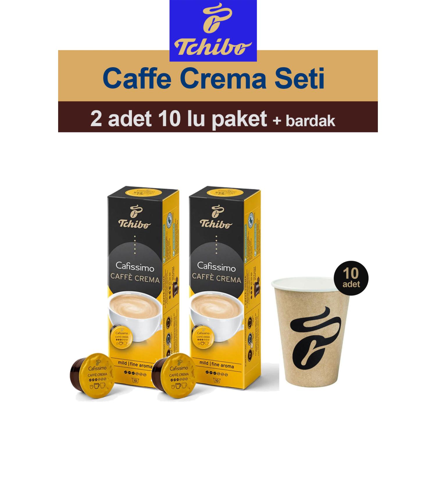 Tchibo Cafissimo Barista Caff Crema 2x10 Pieces Capsule Coffee Tchibo Cup