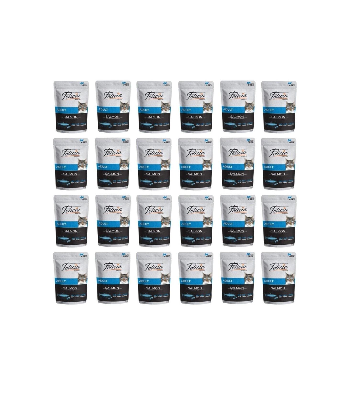 Felicia Pouch Salmon Wet Food 85 Gr. X 24 Pieces