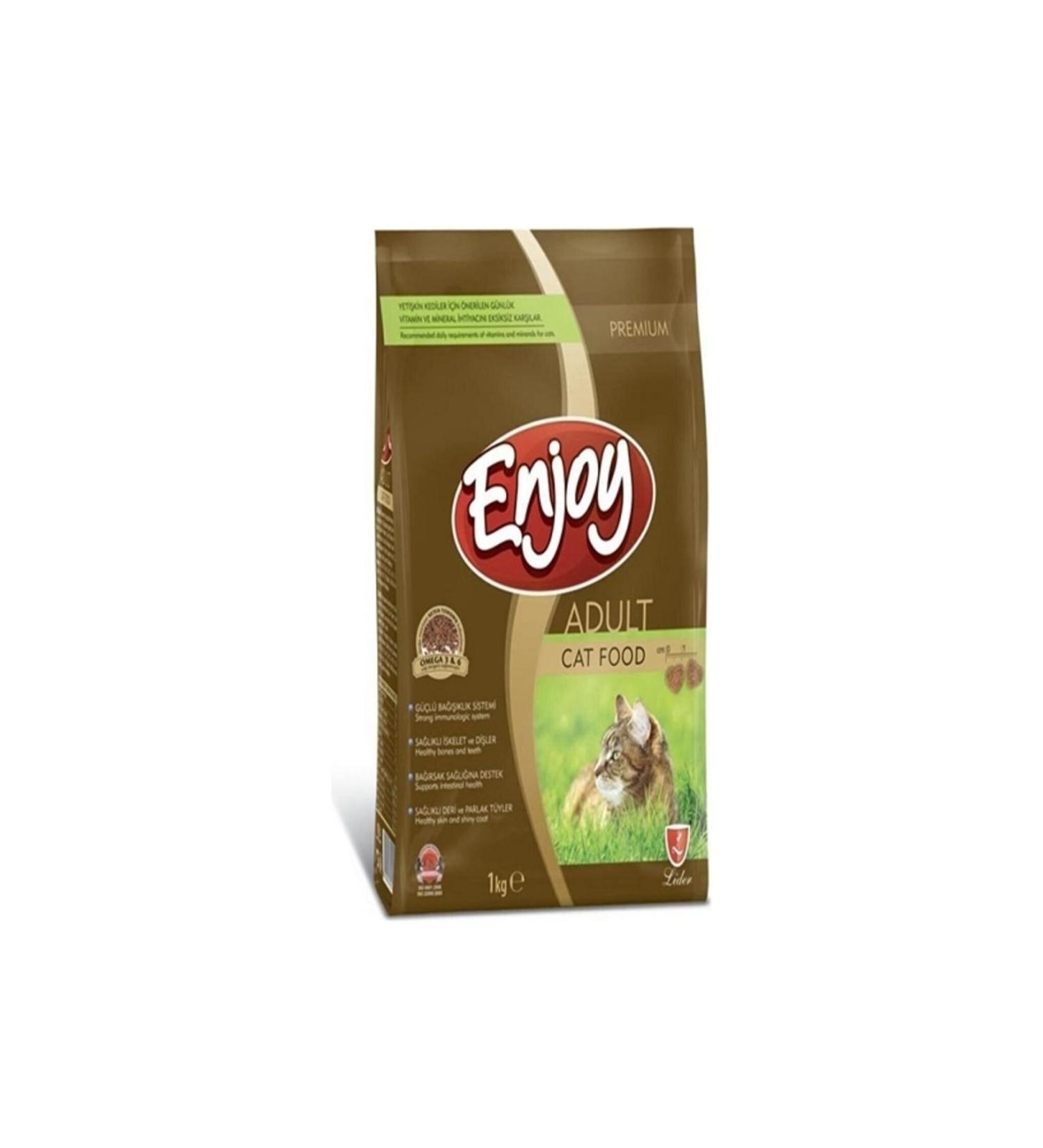 Enjoy Chicken Meat Cat Food 1 kg x 2 Pieces
