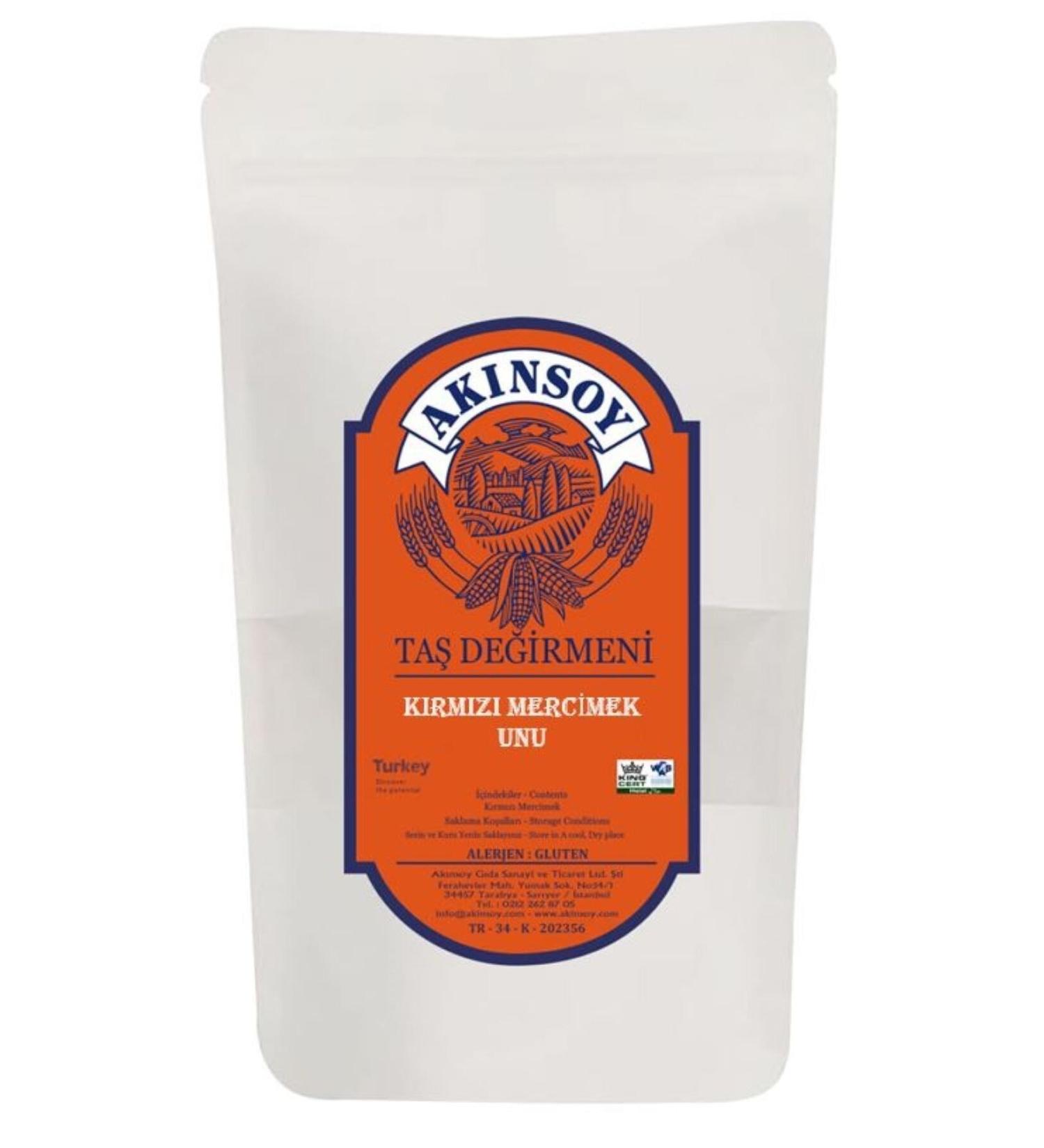 AKINSOY RED LENTIL FLOUR 2KG