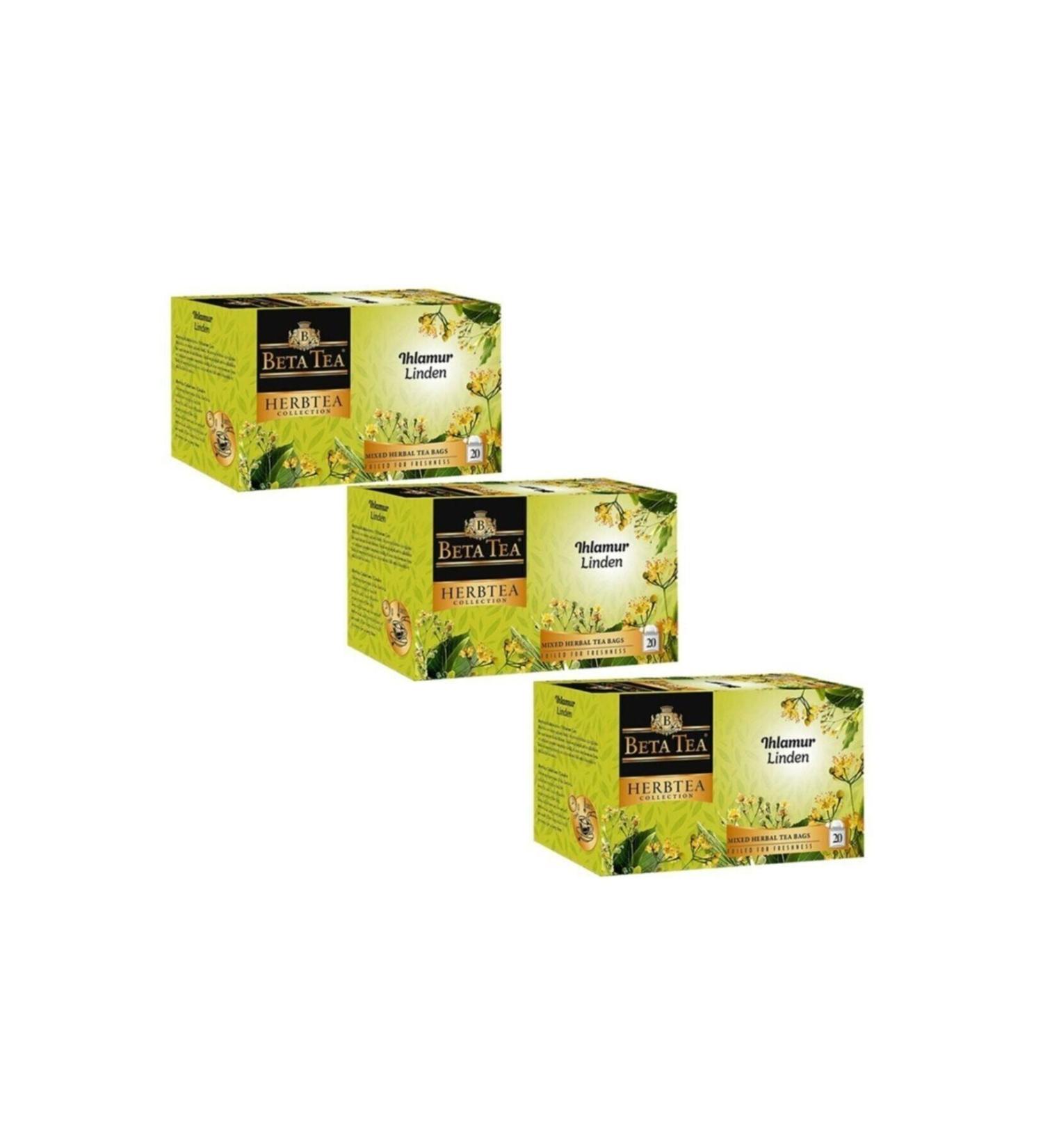 Beta Linden Tea 20x1.6 gr - Herbtea Collection*3 Pieces