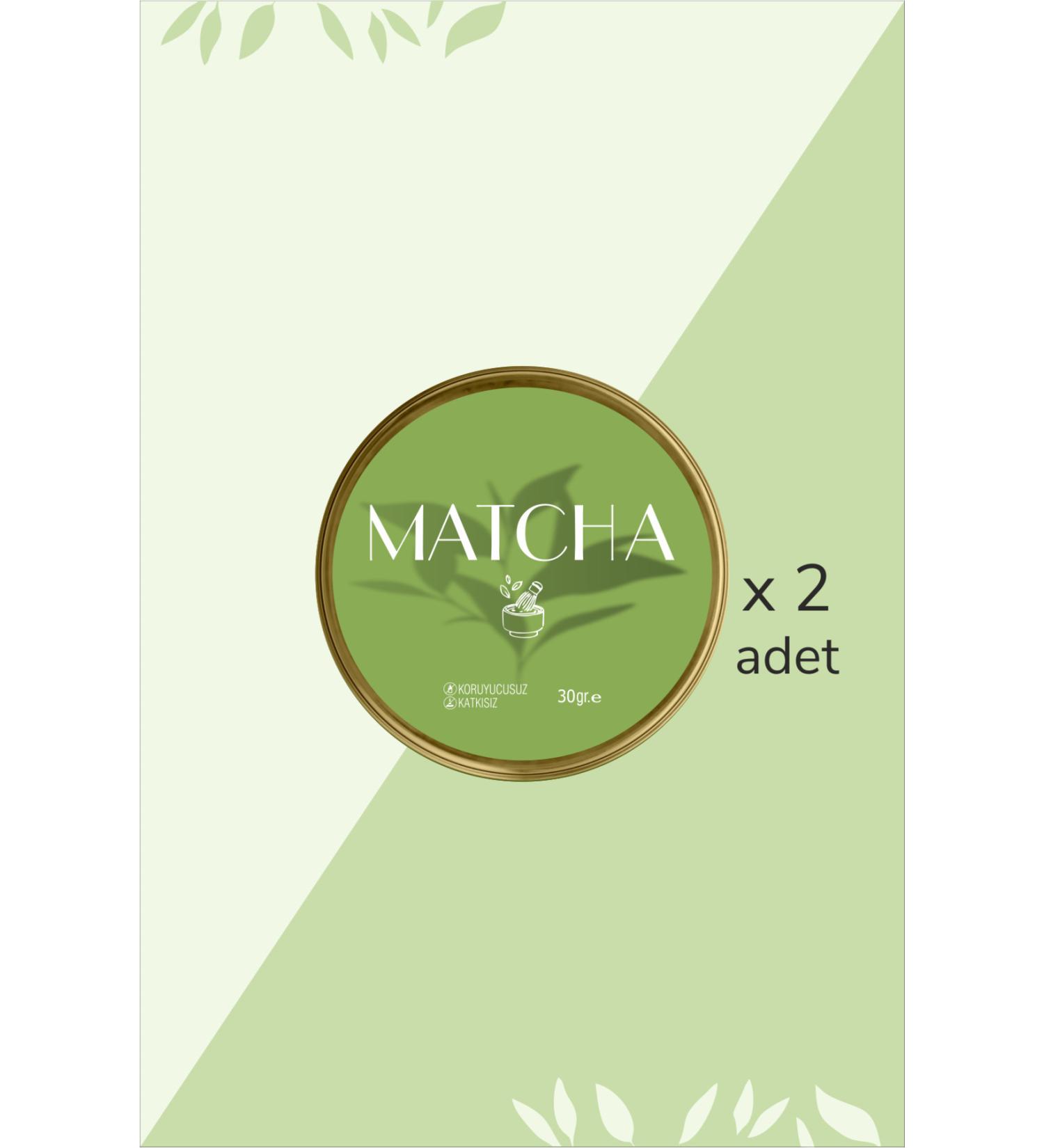 Halal Spice AA Quality Organic Matcha Tea 30gr - Matcha Powder 2 Pieces - Buy Online on GoSupps.com