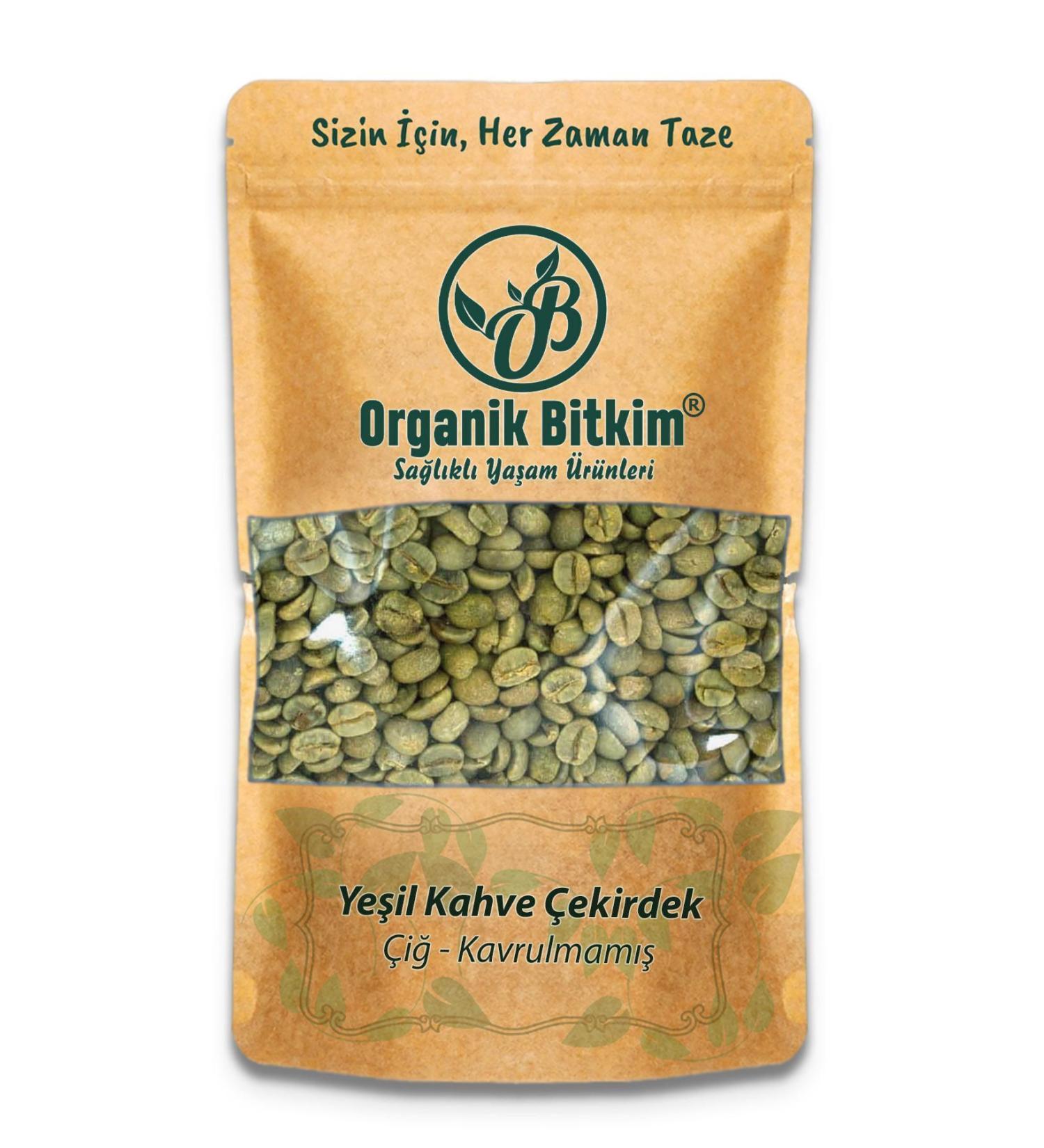 Organic Bitkim Green Coffee Beans Raw Grain 150 gr - Buy Online on GoSupps.com