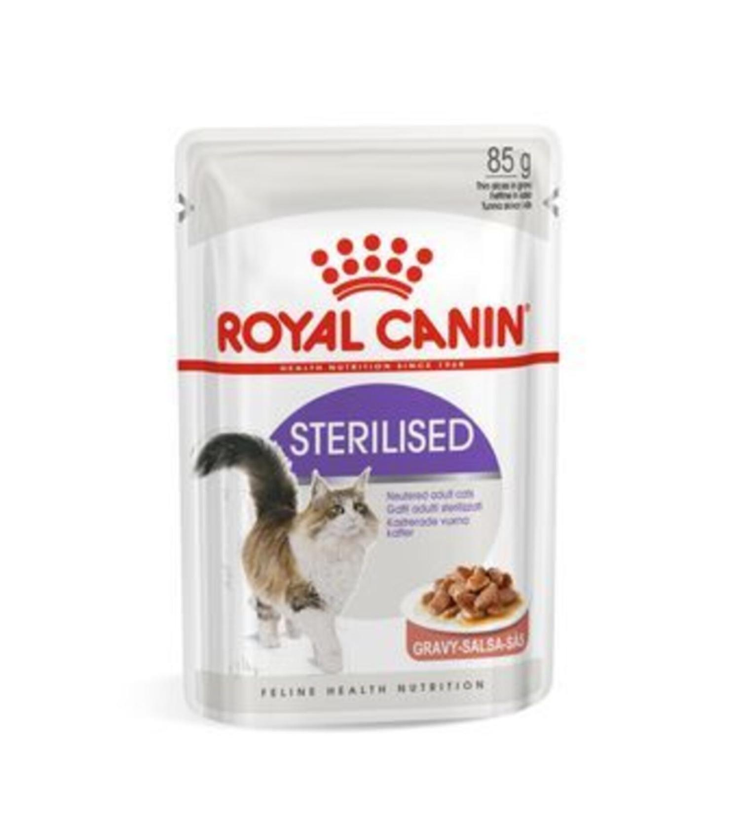 Royal Canin Sterilized Wet Cat Food with Gravy Sauce (5PCS)