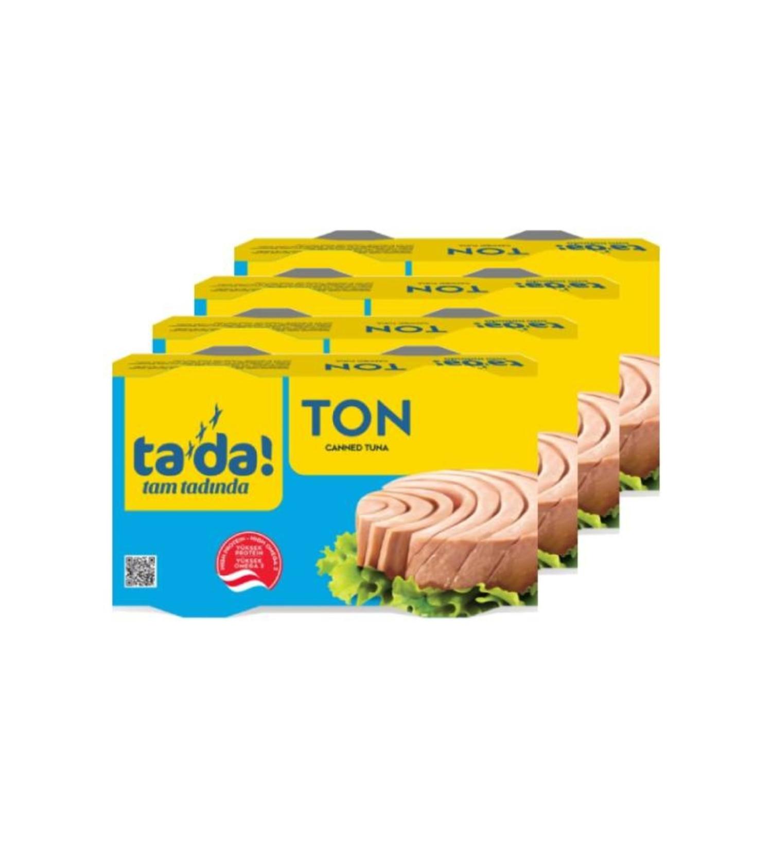 Tada Sunflower Oil Tuna 150 Gr (4 Pieces)