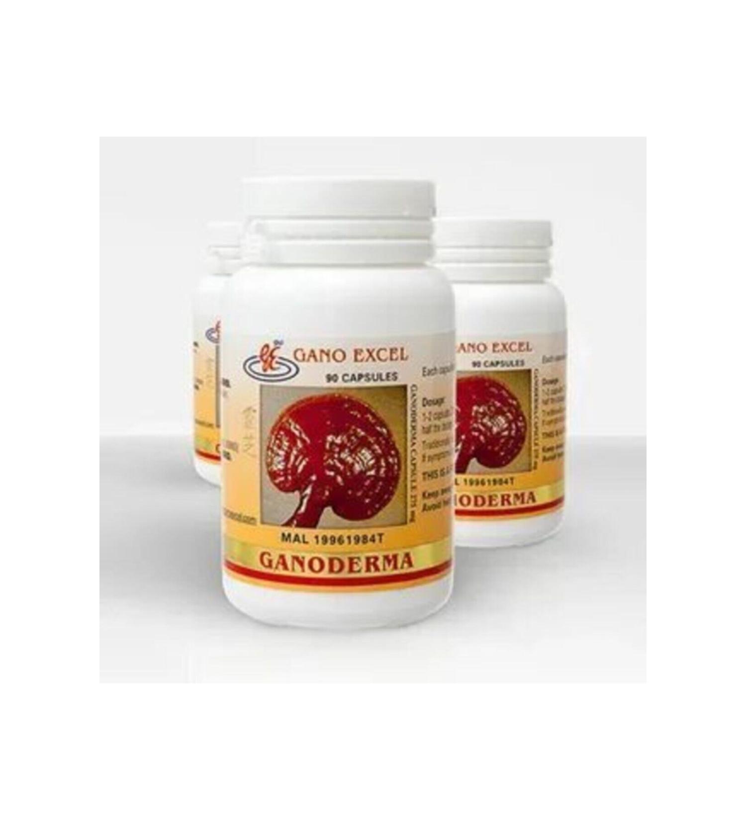 GanoExcel Ganoderma Capsule Excellium Capsule Reishi Gold Capsule 3 Piece Set - Buy Online on GoSupps.com