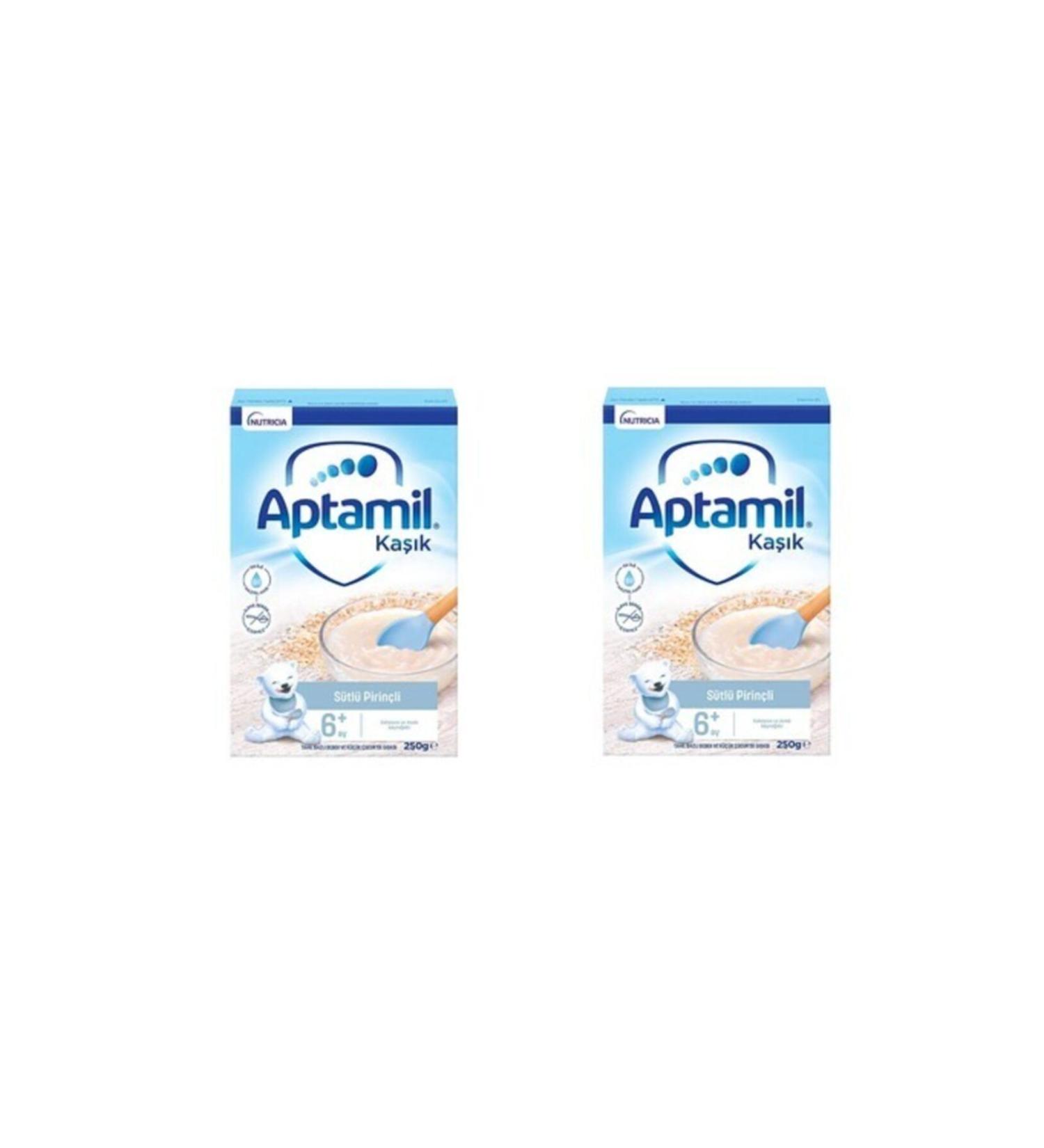 Aptamil Aptamil Spoon Milk Rice 250 Gr 2 Pack