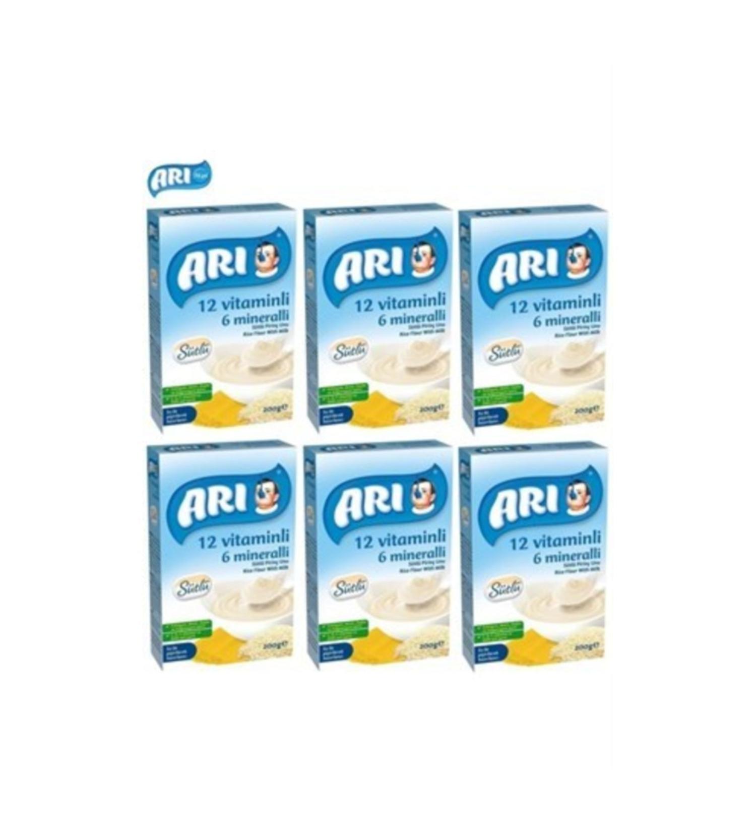 ARI Mama 12 Vitamin 200 gr 7 Mineral Milk Rice Flour 6 Pack