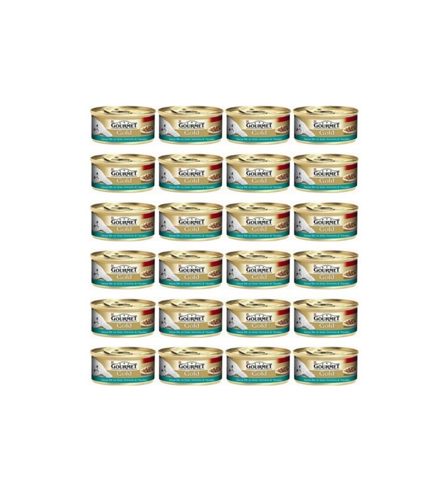 Gourmet Gold Chicken Cat Canned Food 85 Gr (12 Pieces)