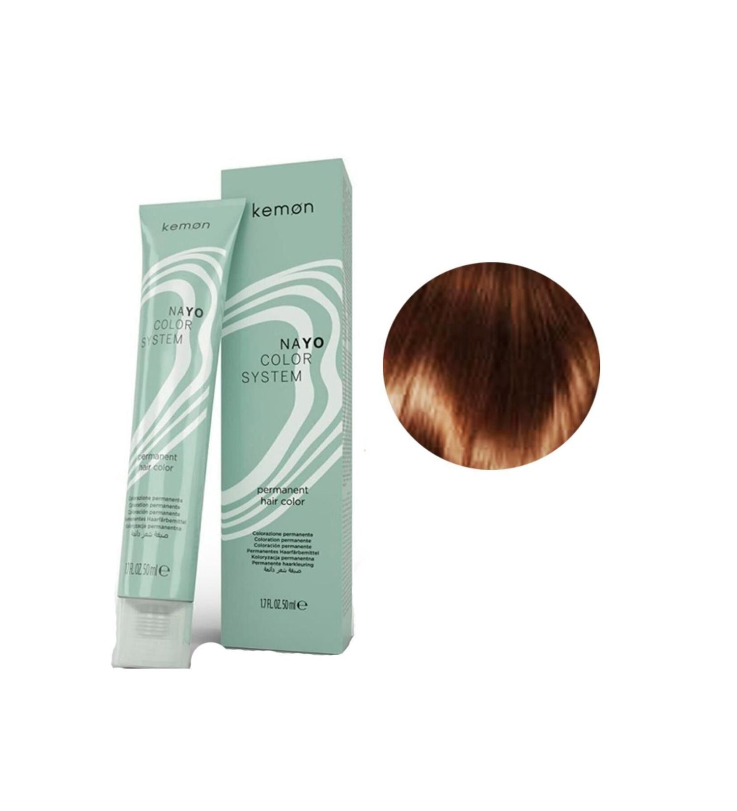 Kemon Ammonia-Free Nayo Color 5.45 Light Chestnut Copper Red Hair Dye 50 ml 8020936049494