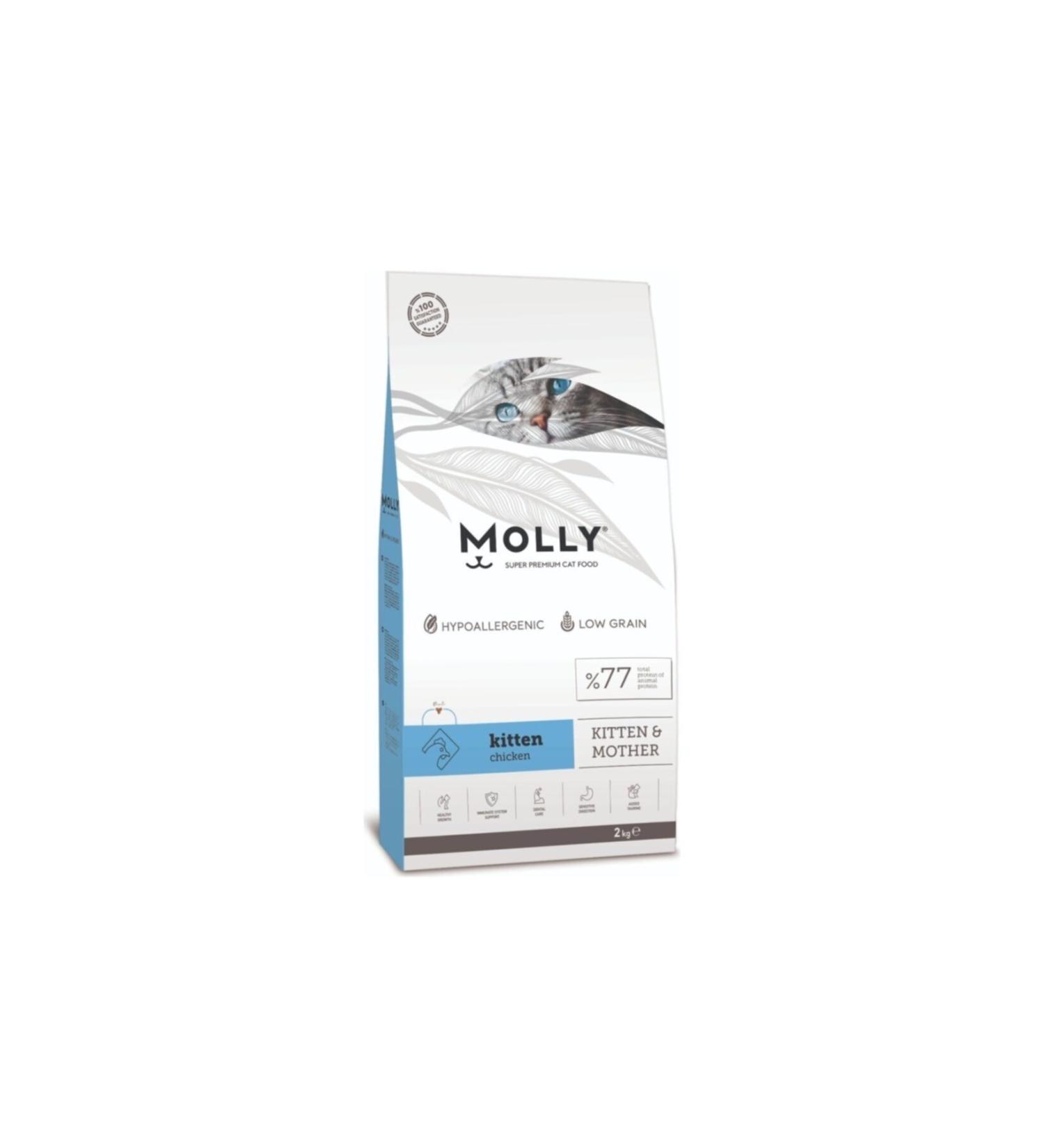 Molly Chicken Kitten & Mother Cat Food 2kg