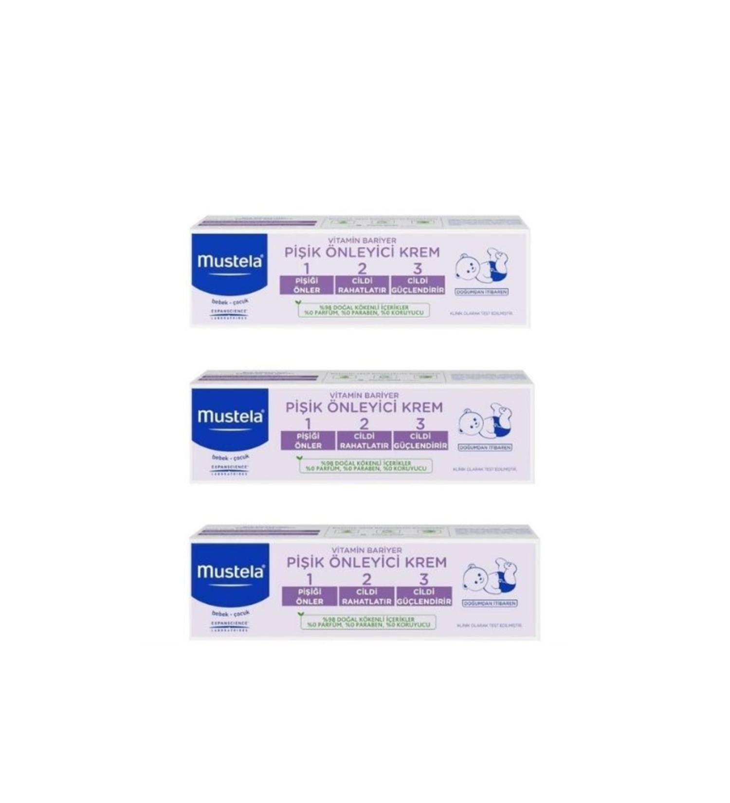 Mustela Vitamin Barrier 50 Ml 3 Pack