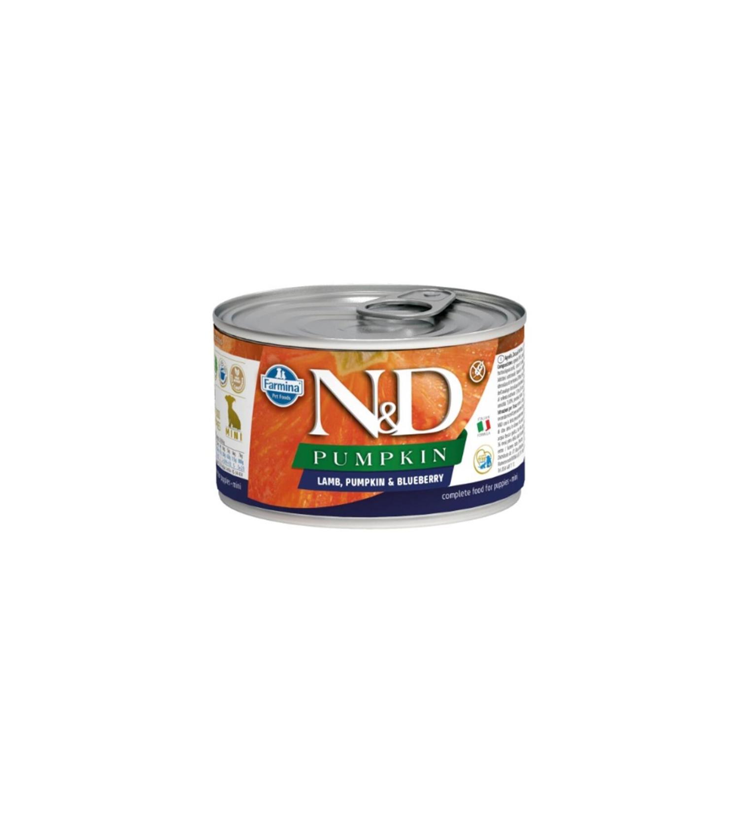 N & D Dog Canned Lamb & Blueberry Puppy Mini140G-6