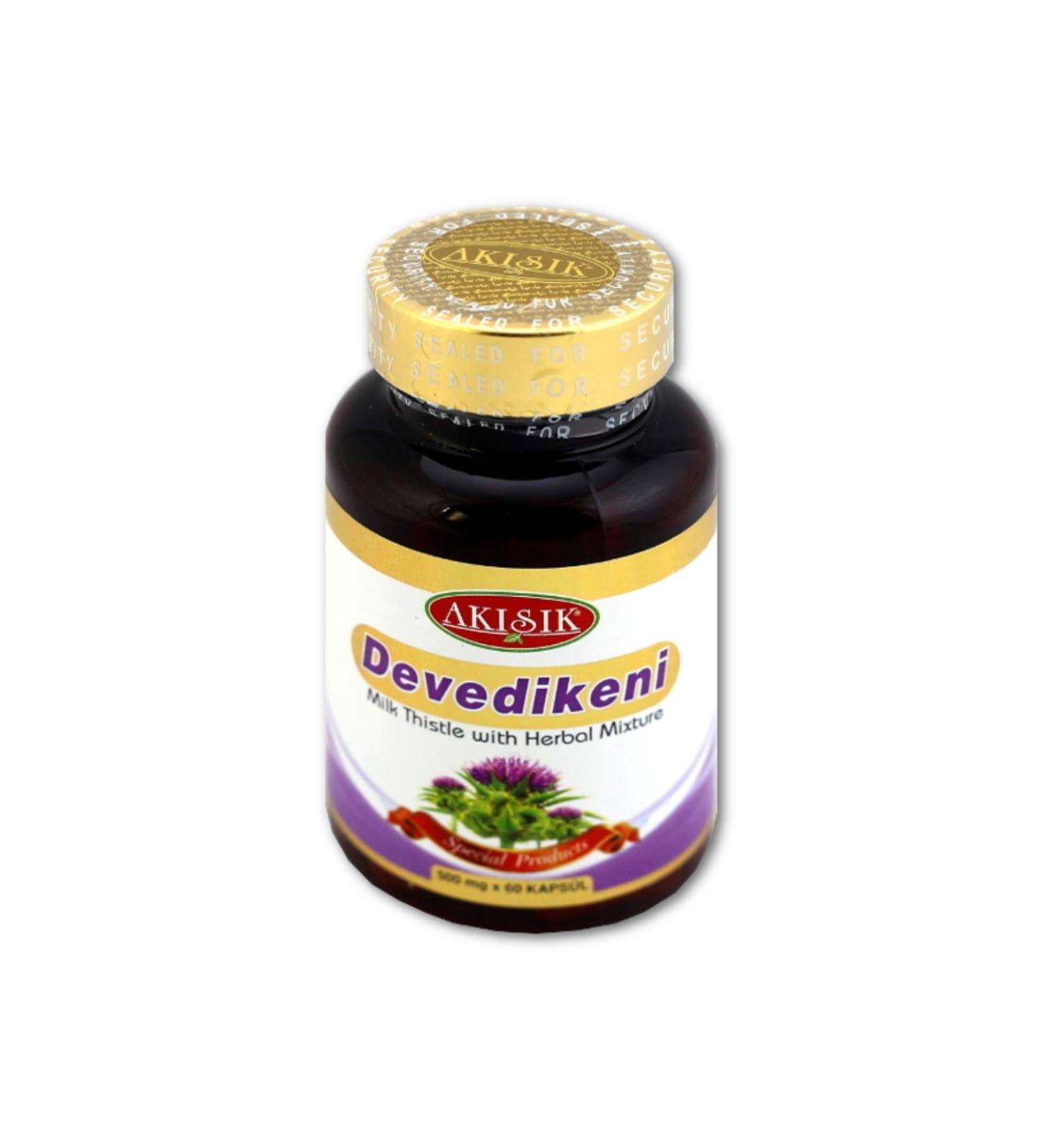 Milk Thistle Herbal Capsule 500 Mg X 60.