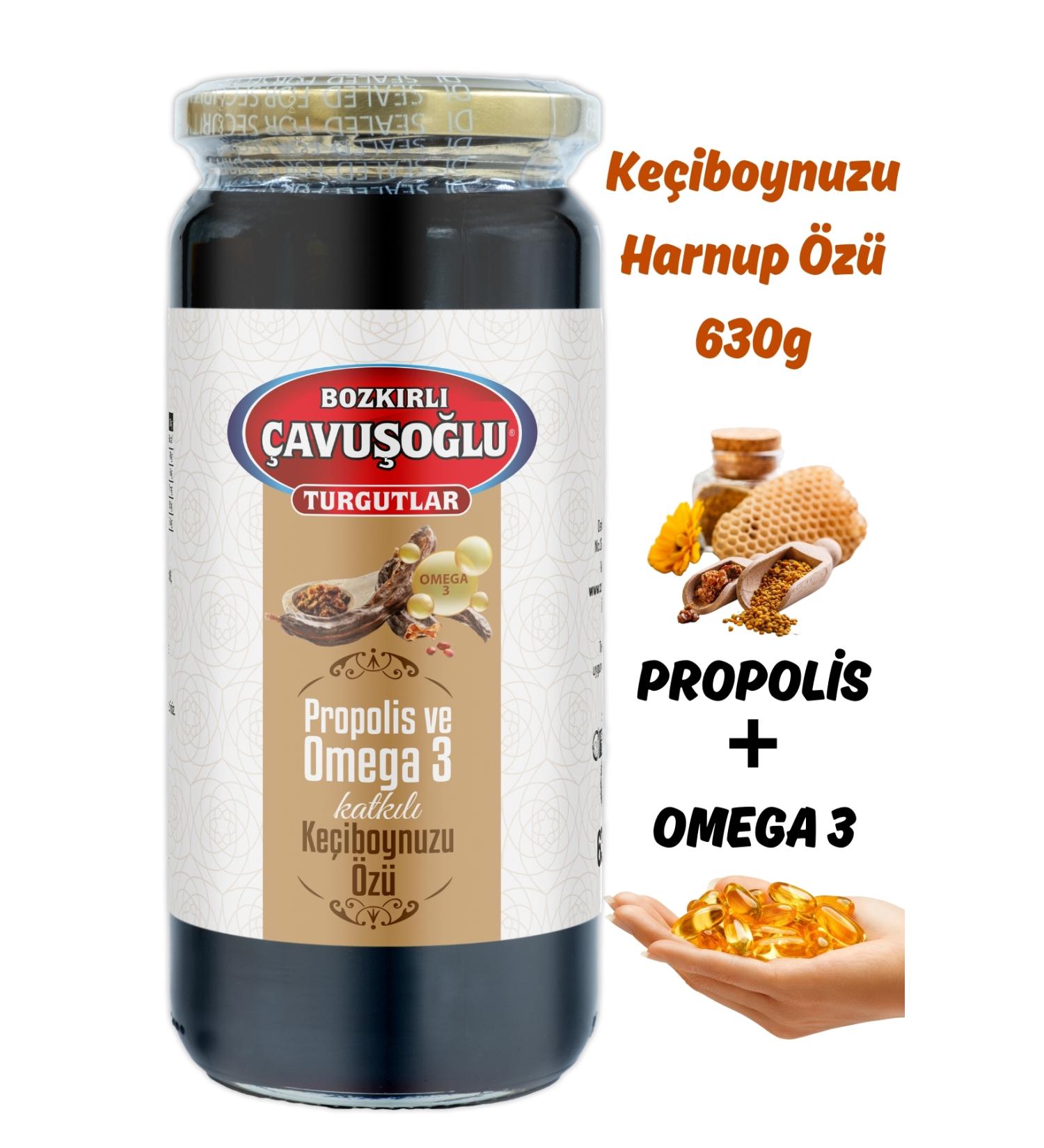 Bozk rl avu o lu Propolis and Omega 3 Added Carob Extract (Carob Extract) 630 g