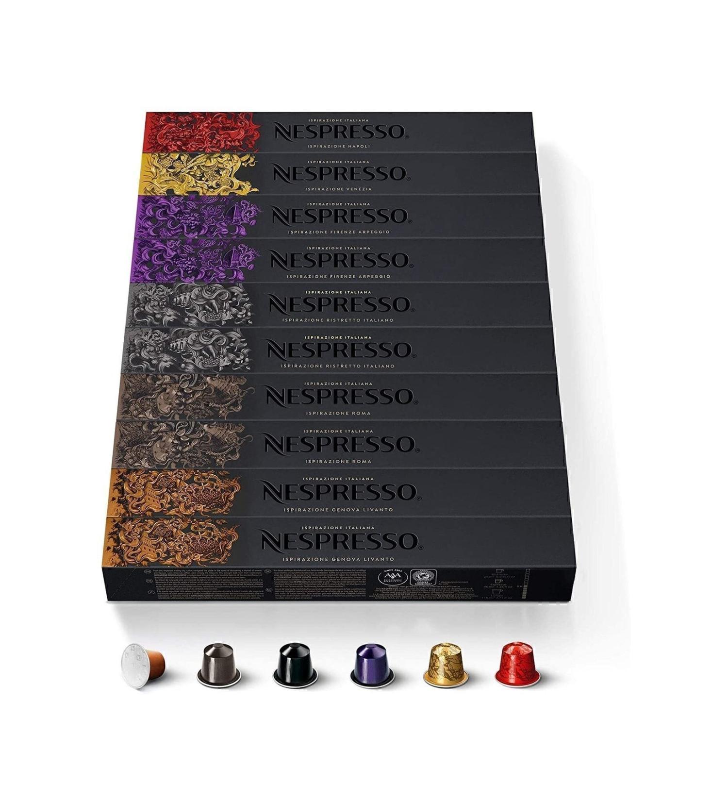 Nespresso Italian Inspiration Selection 10 Boxes (100 CAPSULES)