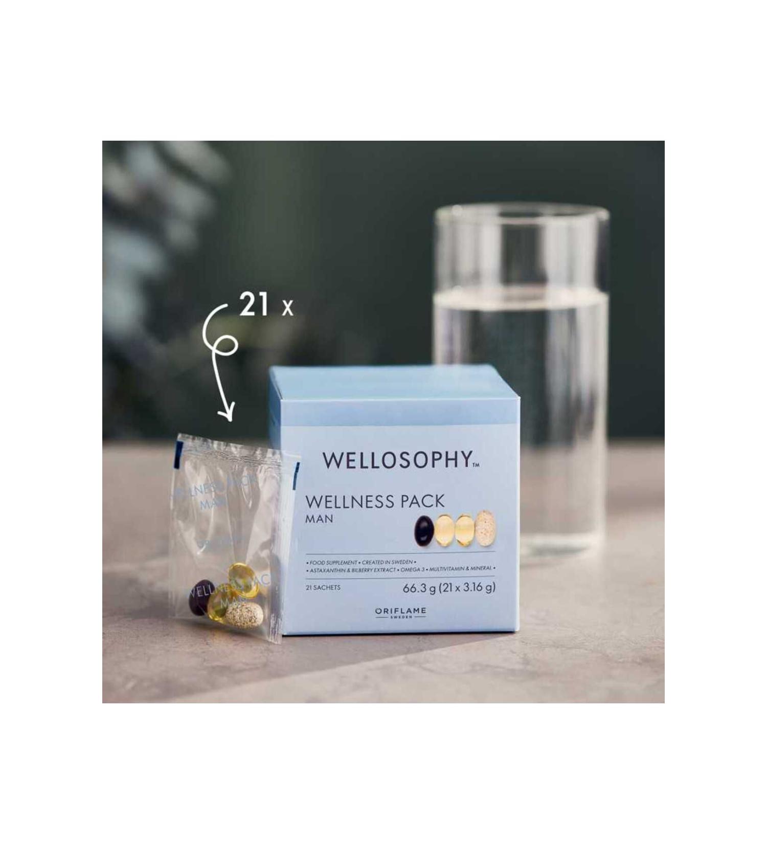 Oriflame Wellosophy Wellness Pack Daily Use Food Supplement Pack for Men - Buy Online on GoSupps.com