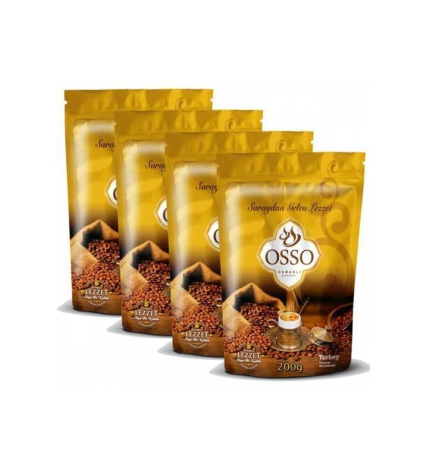 Osso 200 gr X 4-Piece Set Ottoman Coffee