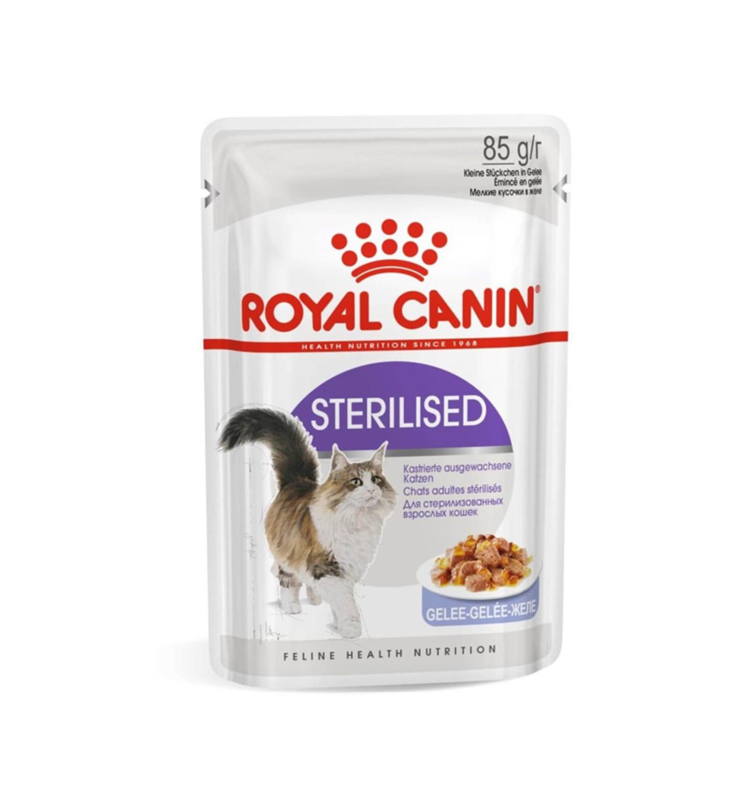 Royal Canin 85gr Sterilized Jelly Wet Cat Food 12pcs