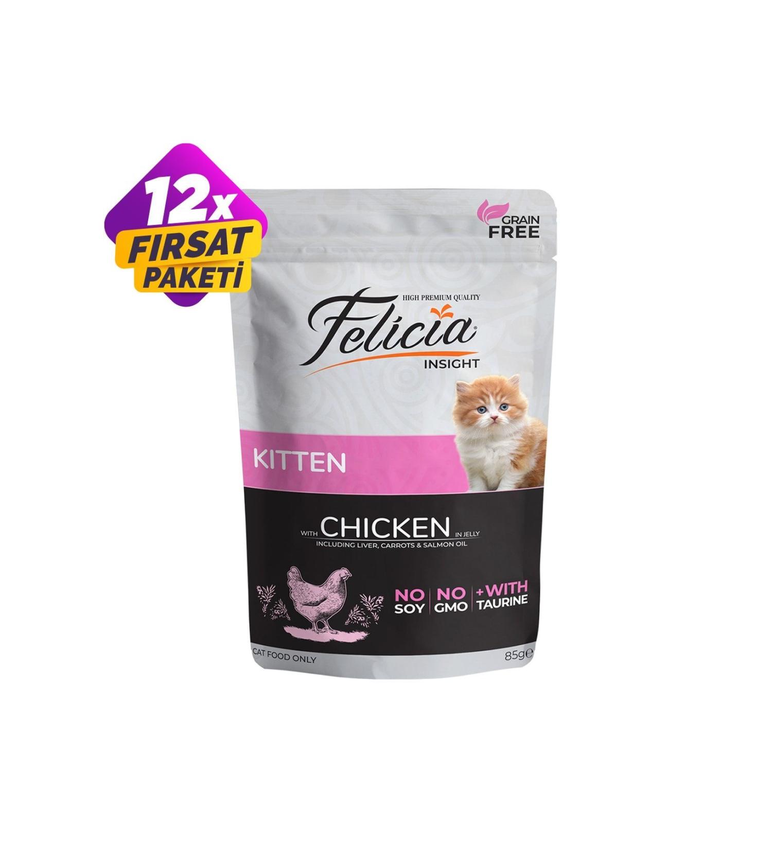 teknotrust Grain-Free Kitten Wet Food - Chicken - 85 Gr X 12 (12 Pack Opportunity)