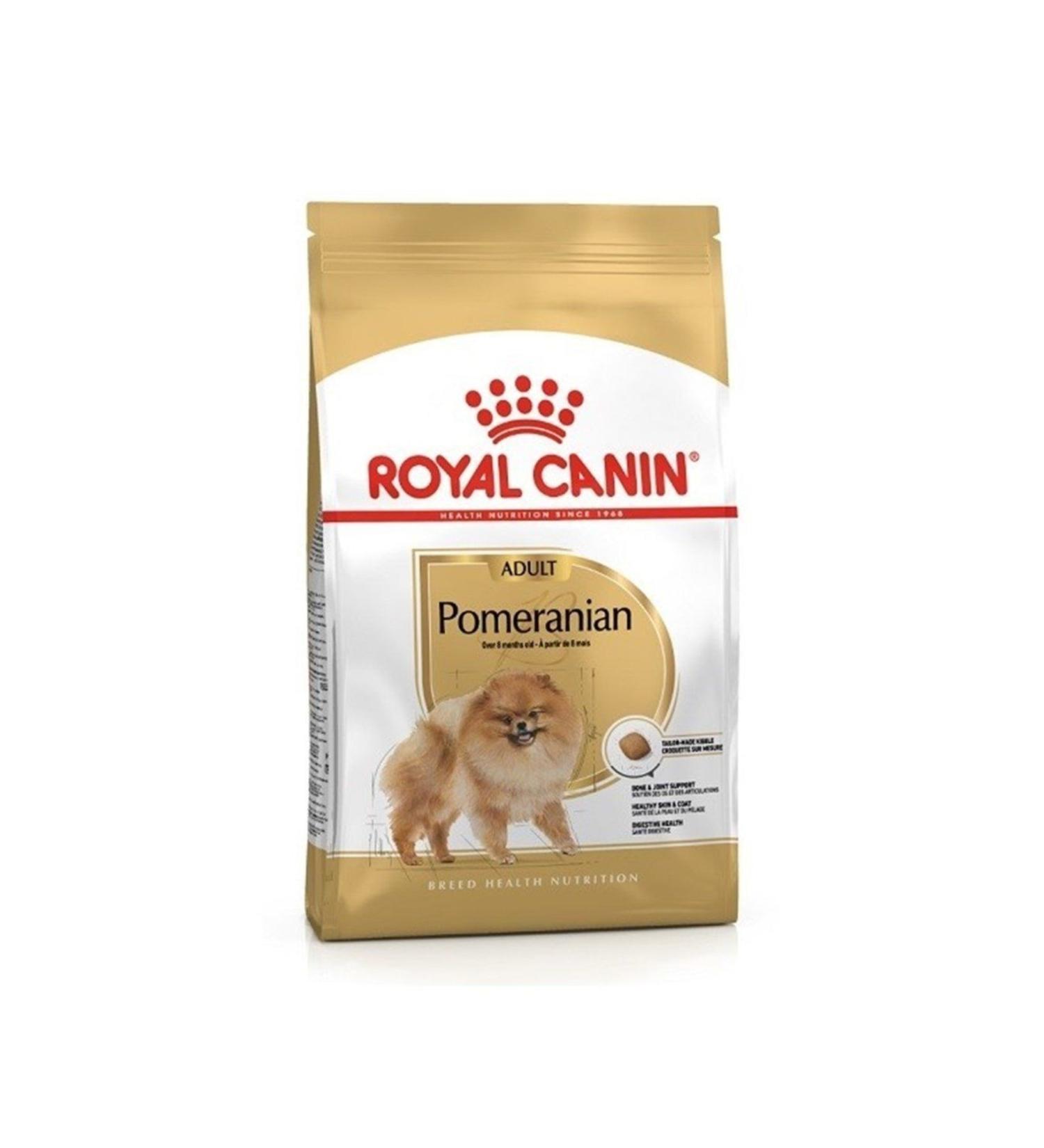 zkaya petshop Royal Canin Pomeranian Adult Dog Breed Food 1.5 Kg