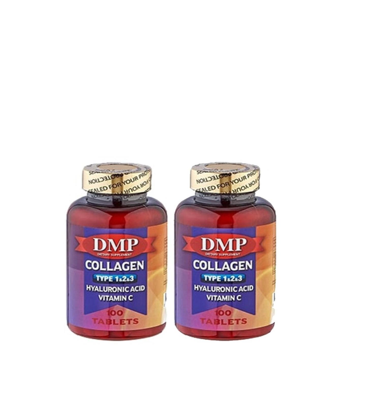 DMP Collagen Type 1-2-3 Hyaluronic Acid Vitamin C 200 Tablets