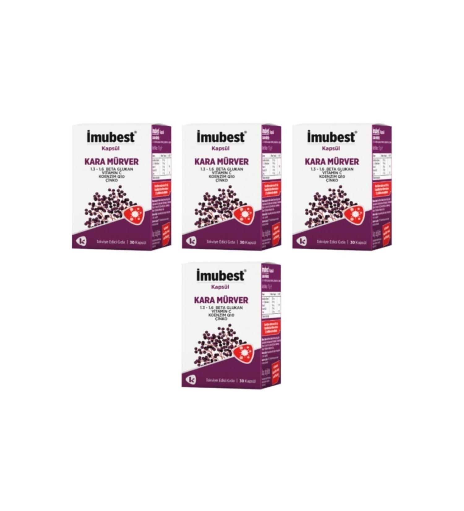 STD Imubest Black Elderberry 30 Capsules (SINGLE)