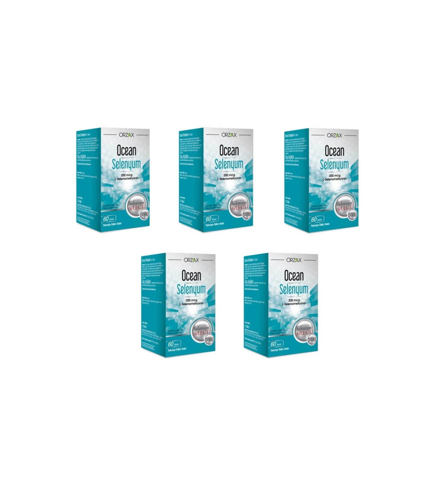 Ocean Ocean Selenium 60 Tablets 5 Pack