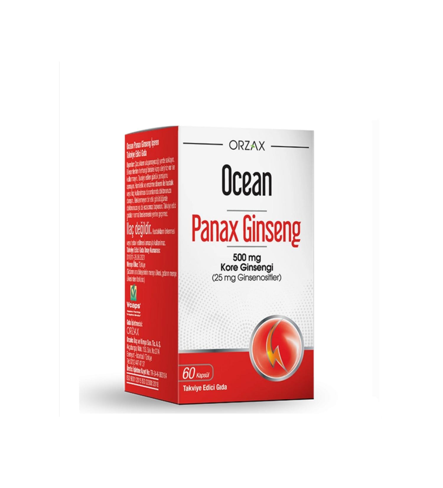Ocean Panax Ginseng 60 Capsules