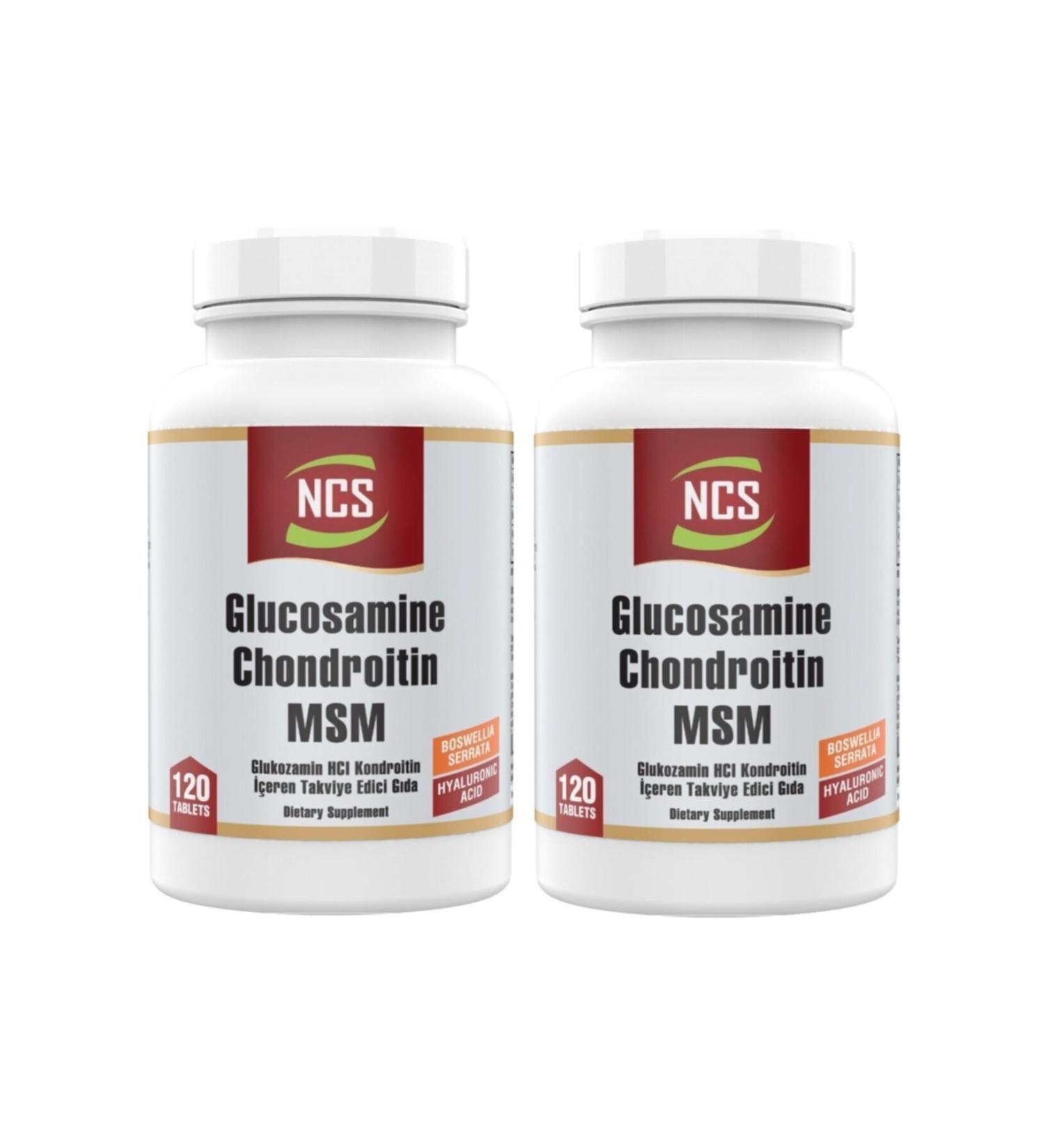Ncs Glucosamine Chondroitin Msm Hyaluronic Acid 120 Tablets 2 Boxes
