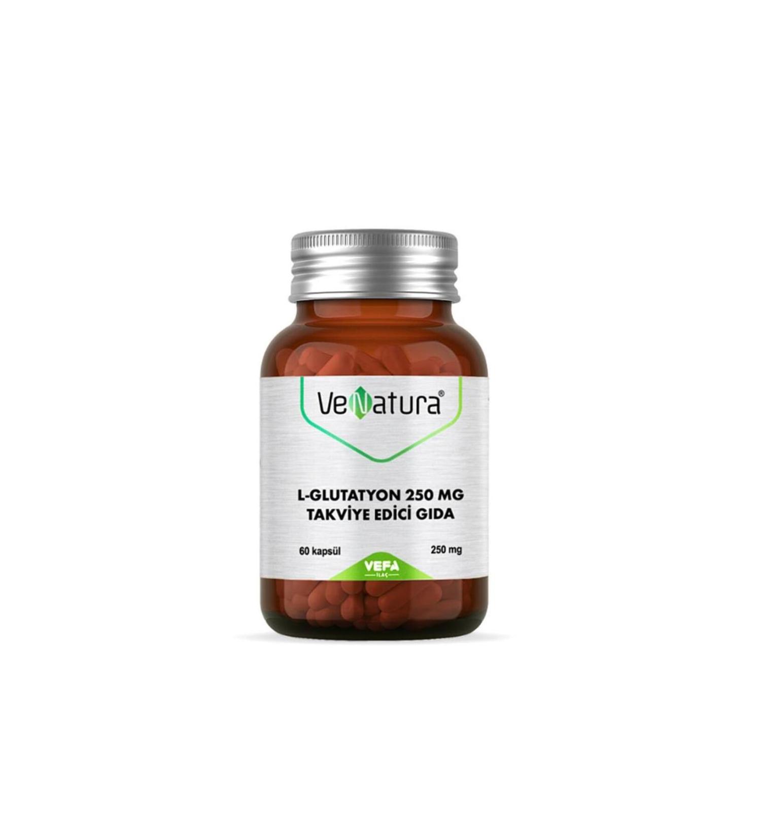 Venatura L-Glutathione 250 mg 60 Capsules