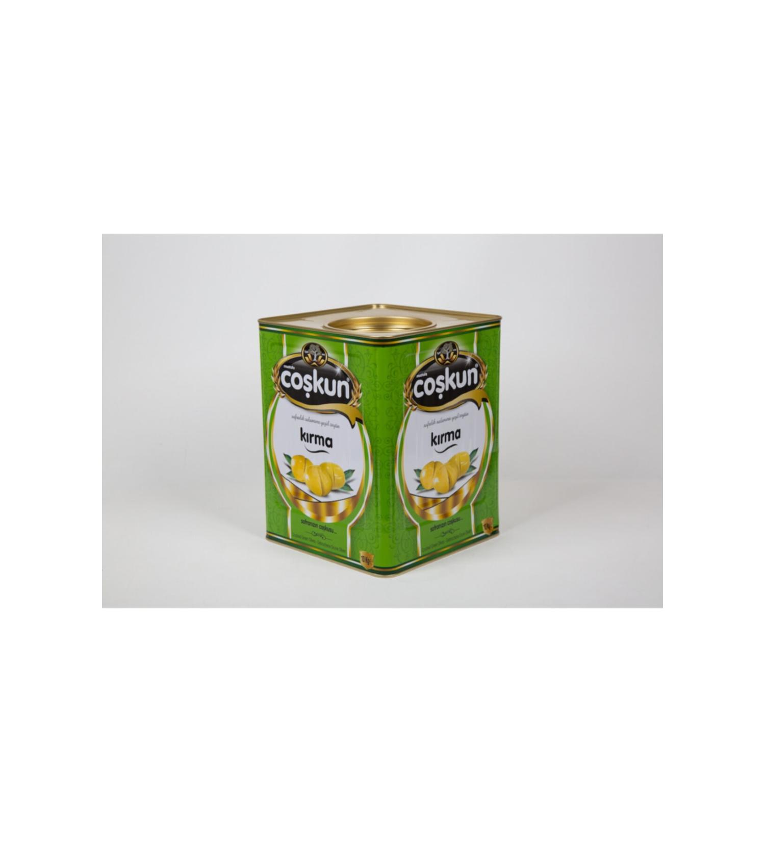 EMC EGEL MUSTAFA OSKUN Mustafa Co kun Cracked 141-160 Kb 4xl Green Olive Tin 10 Kg