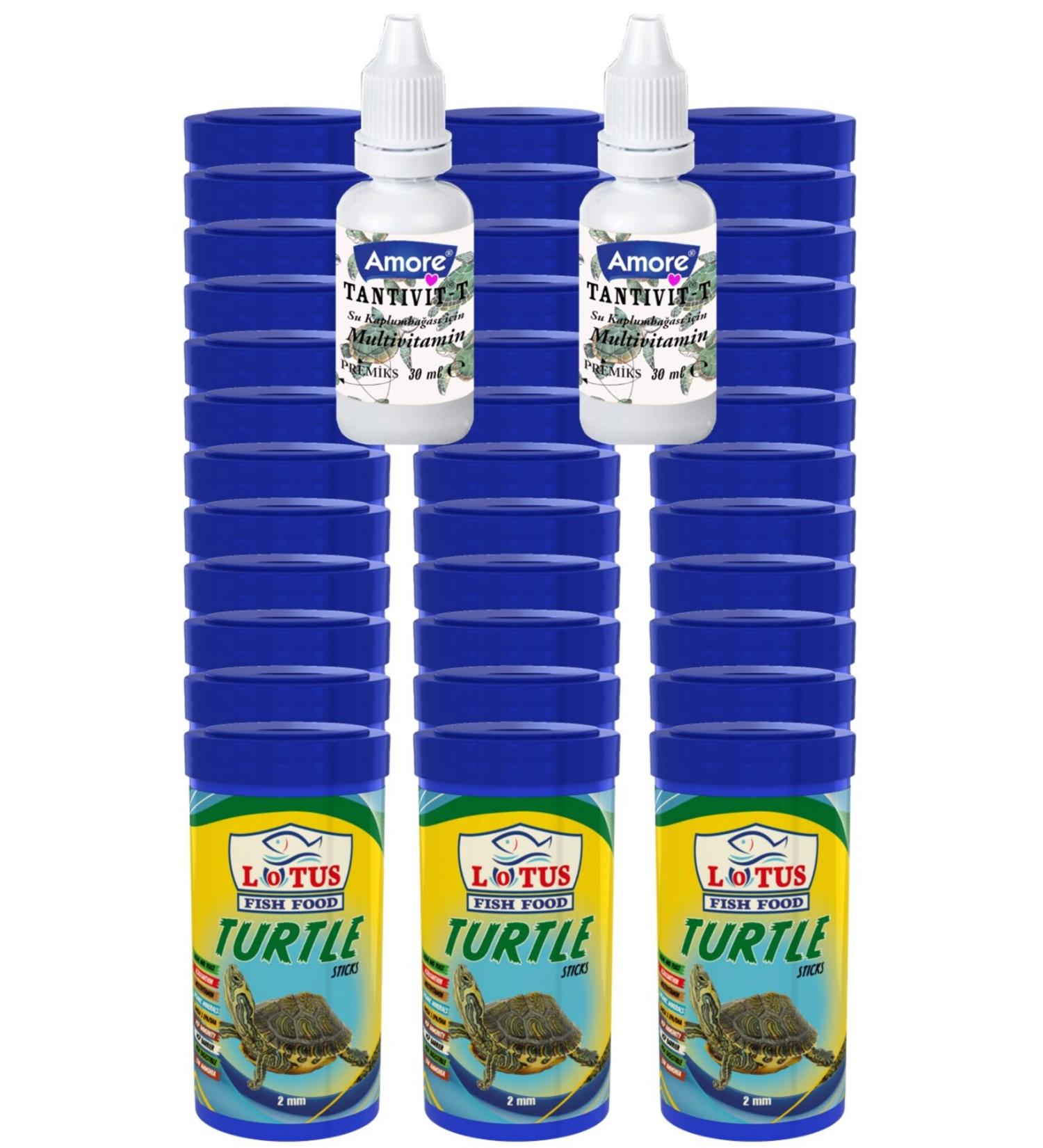 Lotus Turtle Sticks 1000ml And Gammarus 1000ml Box Reptile And Turtle Food