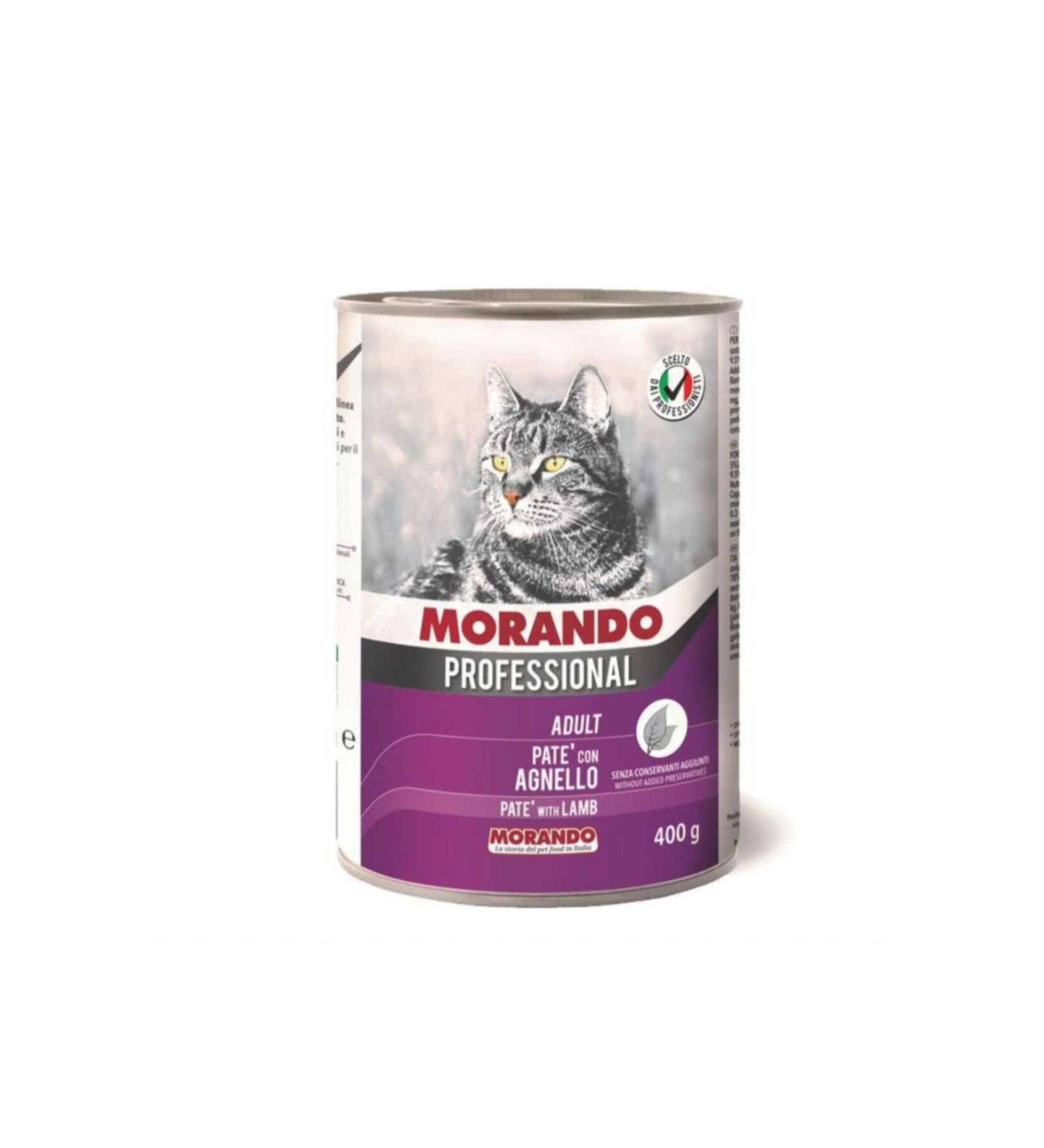MORANDO Neo Pet Market Morando Lamb Meat Cat Canned Paste 400gr X 12 Pieces