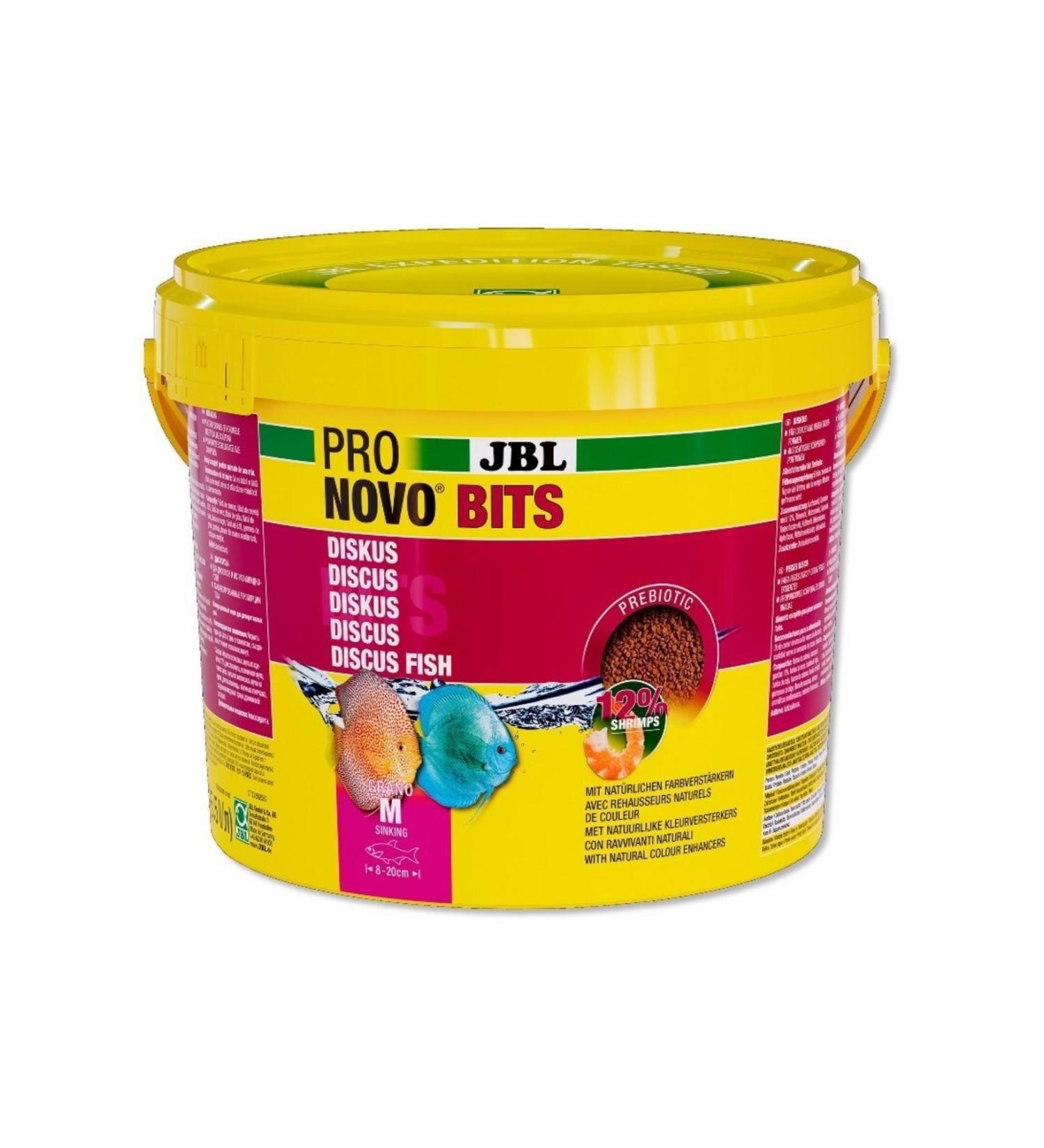 JBL 100 Gram Pro Novo Bits Grano M Granule Chewing Gum Fish Food
