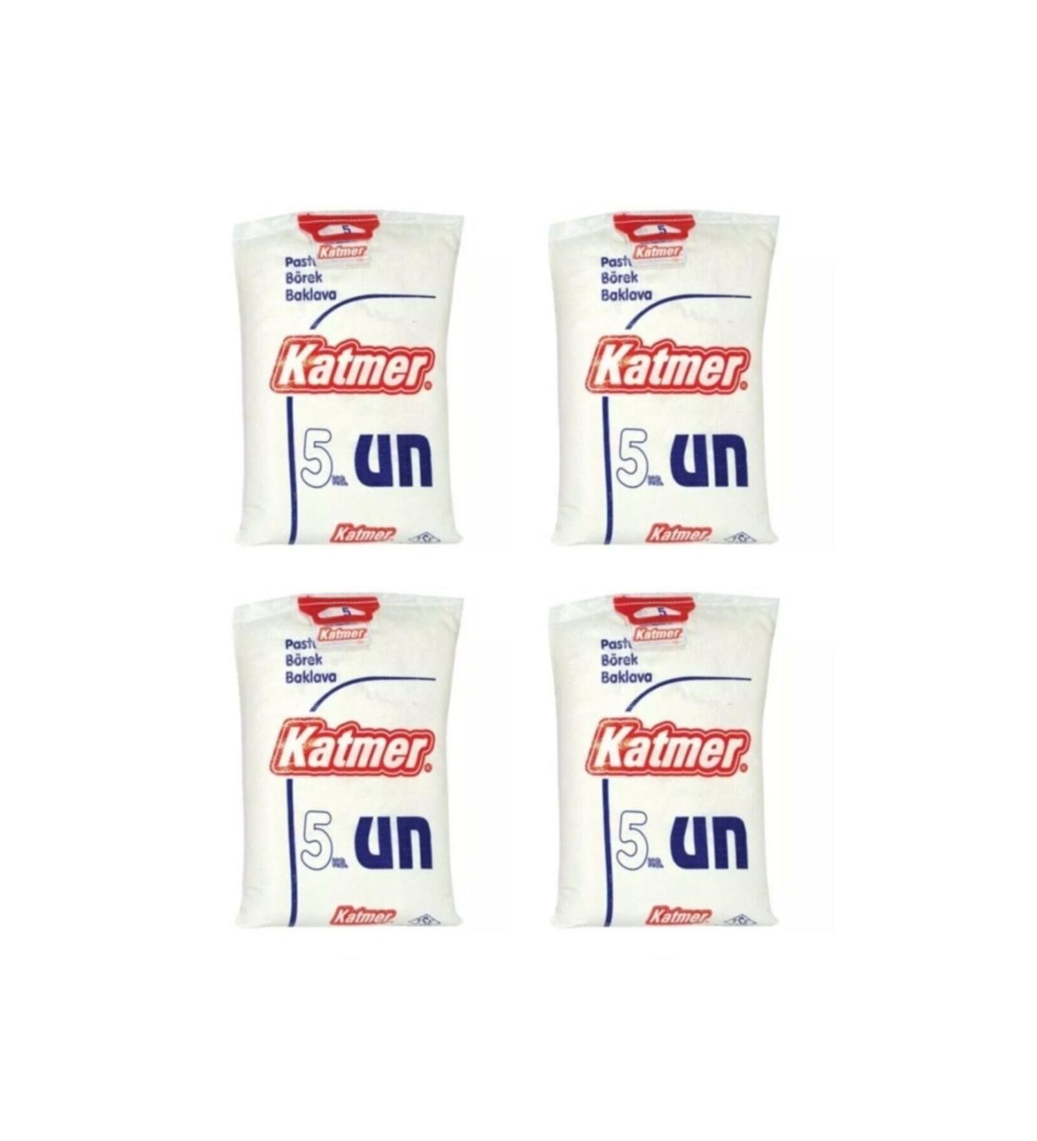 Katmer Flour Whole Wheat 1 Kg (12 PIECES)