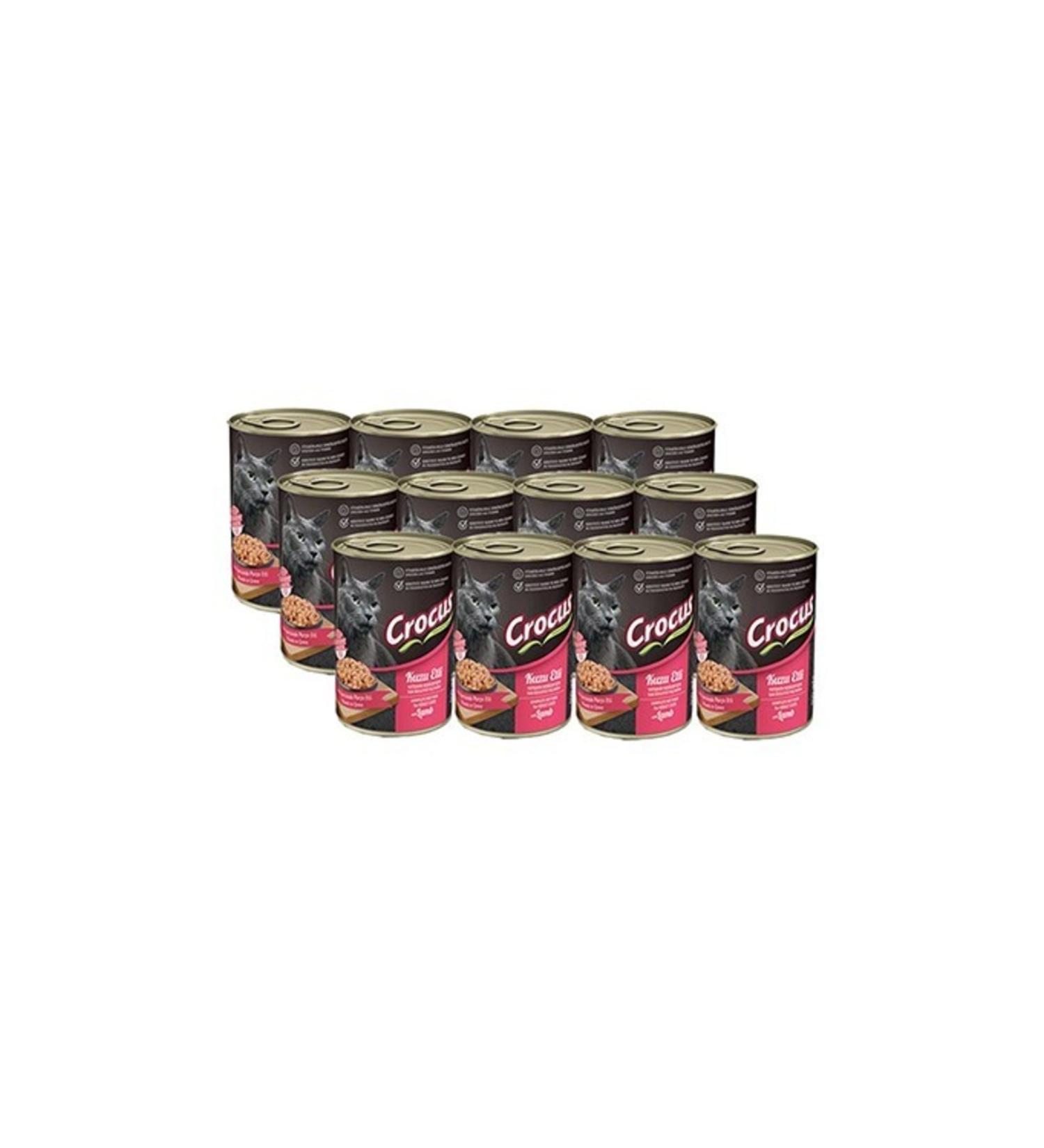Crocus Lamb Adult Cat Canned Food 400 Gr X 12 Pieces